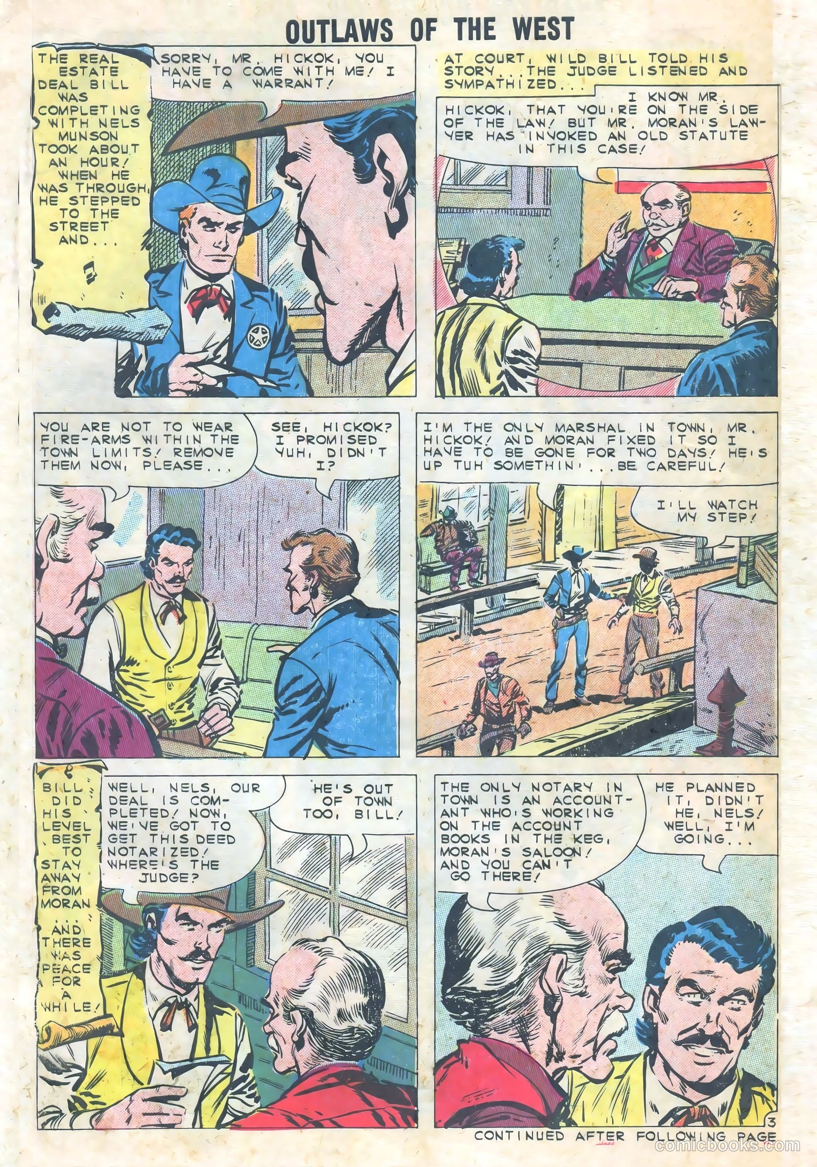 Outlaws of the West #32 (1961) — page 30 of 36