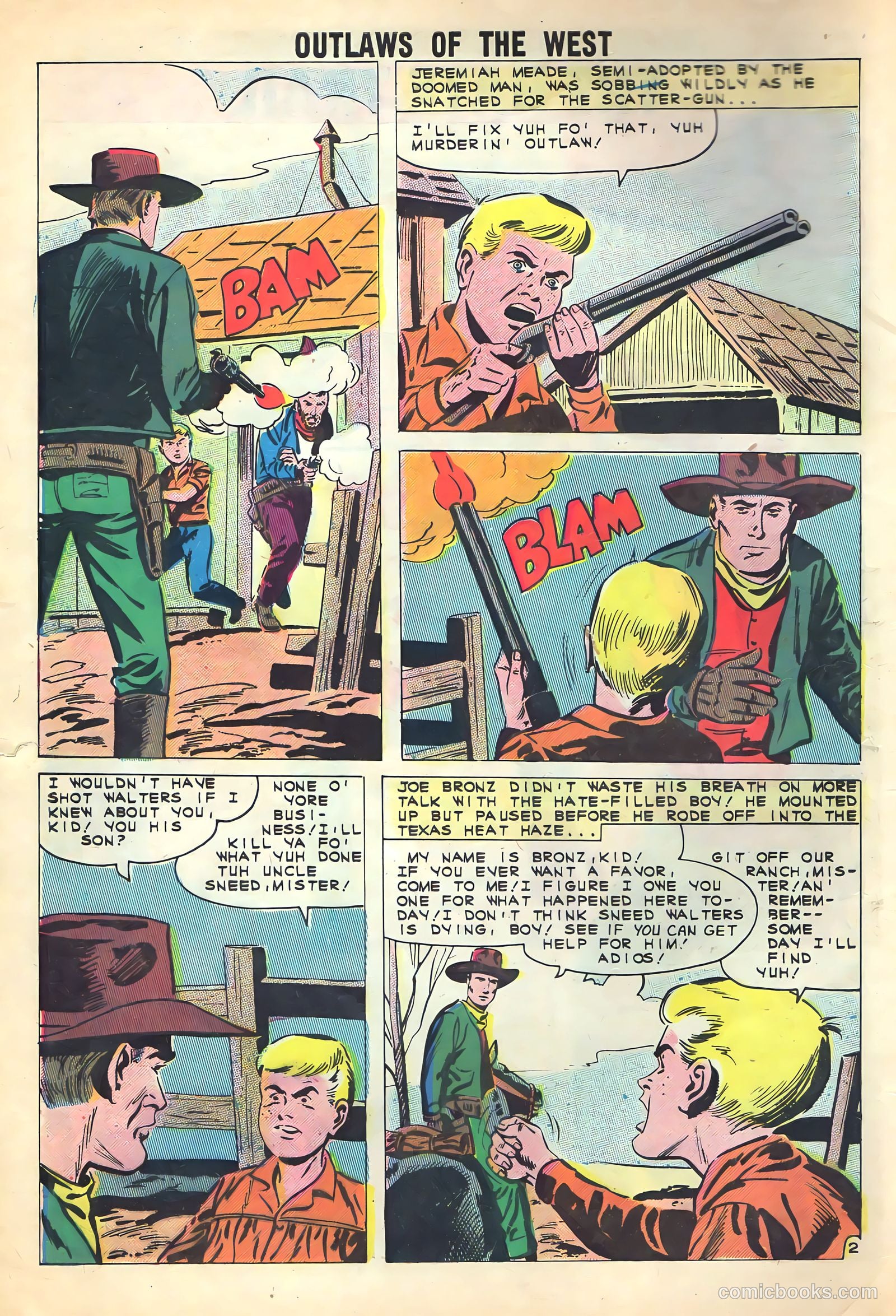 Outlaws of the West #33 (1961) — page 4 of 36