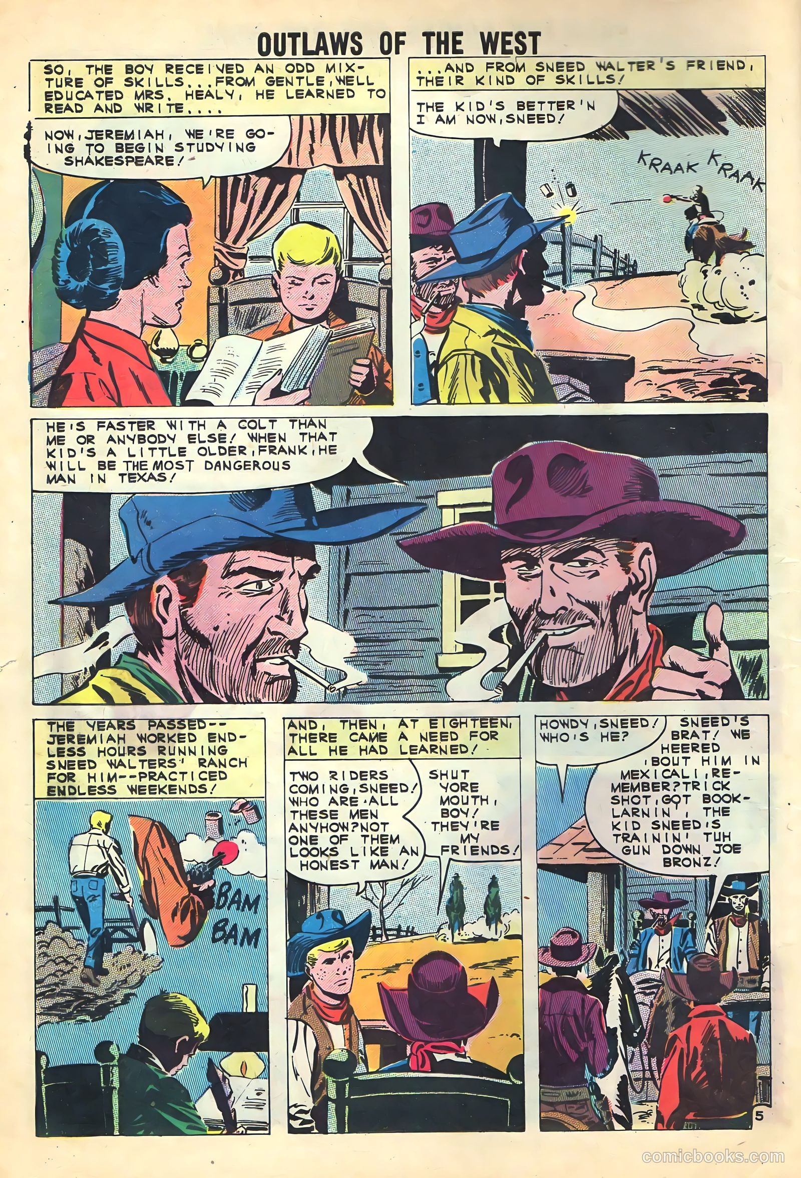 Outlaws of the West #33 (1961) — page 8 of 36