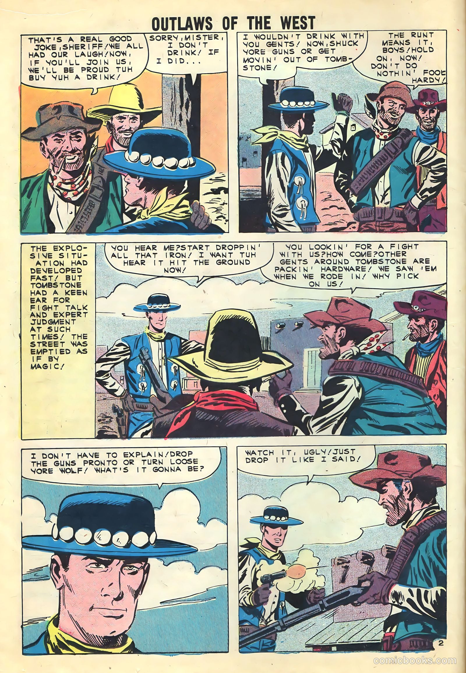 Outlaws of the West #33 (1961) — page 16 of 36