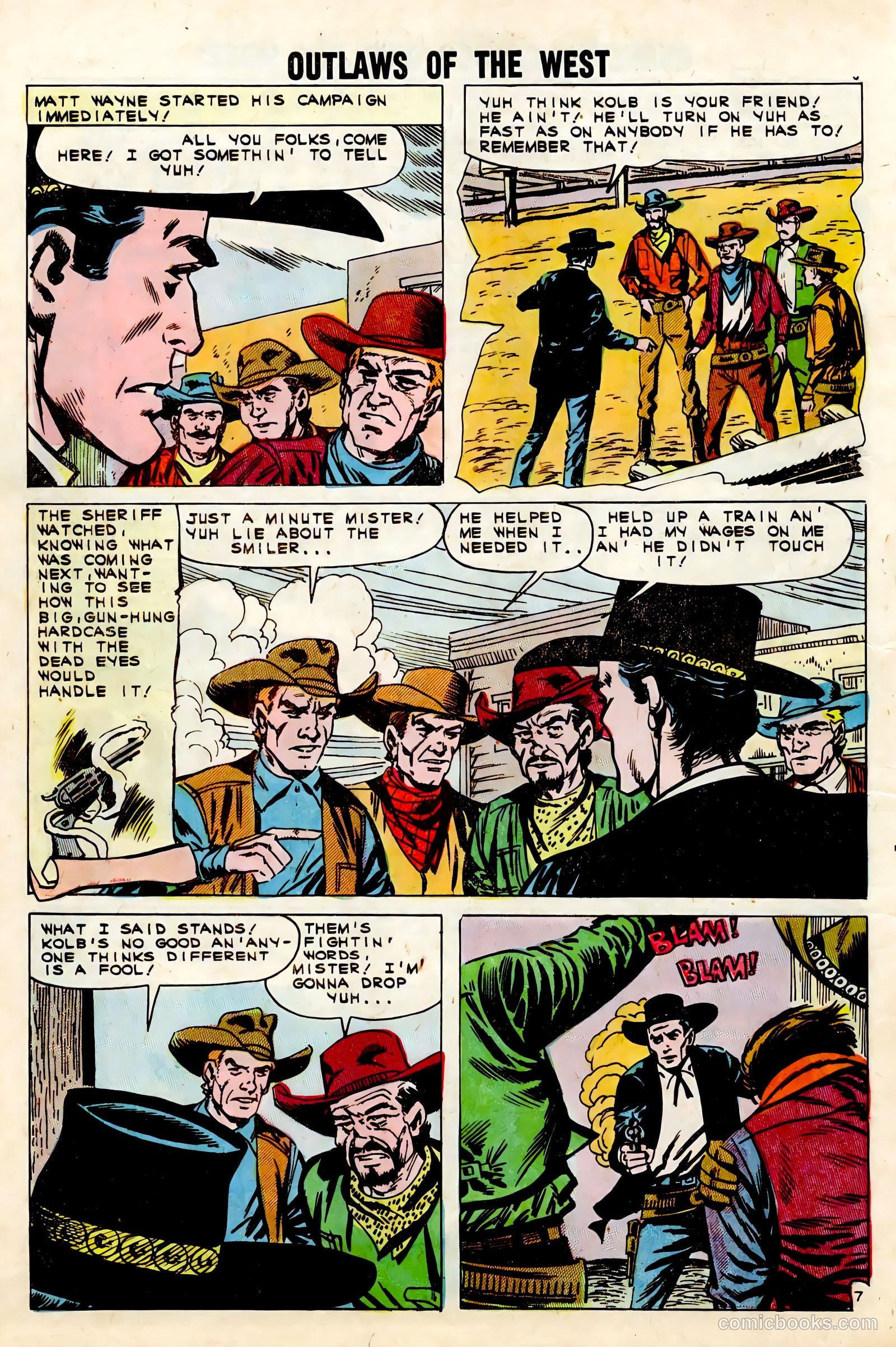 Outlaws of the West #34 (1961) — page 10 of 36