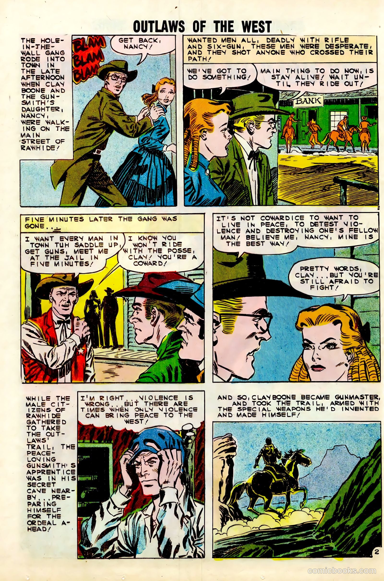 Outlaws of the West #34 (1961) — page 24 of 36