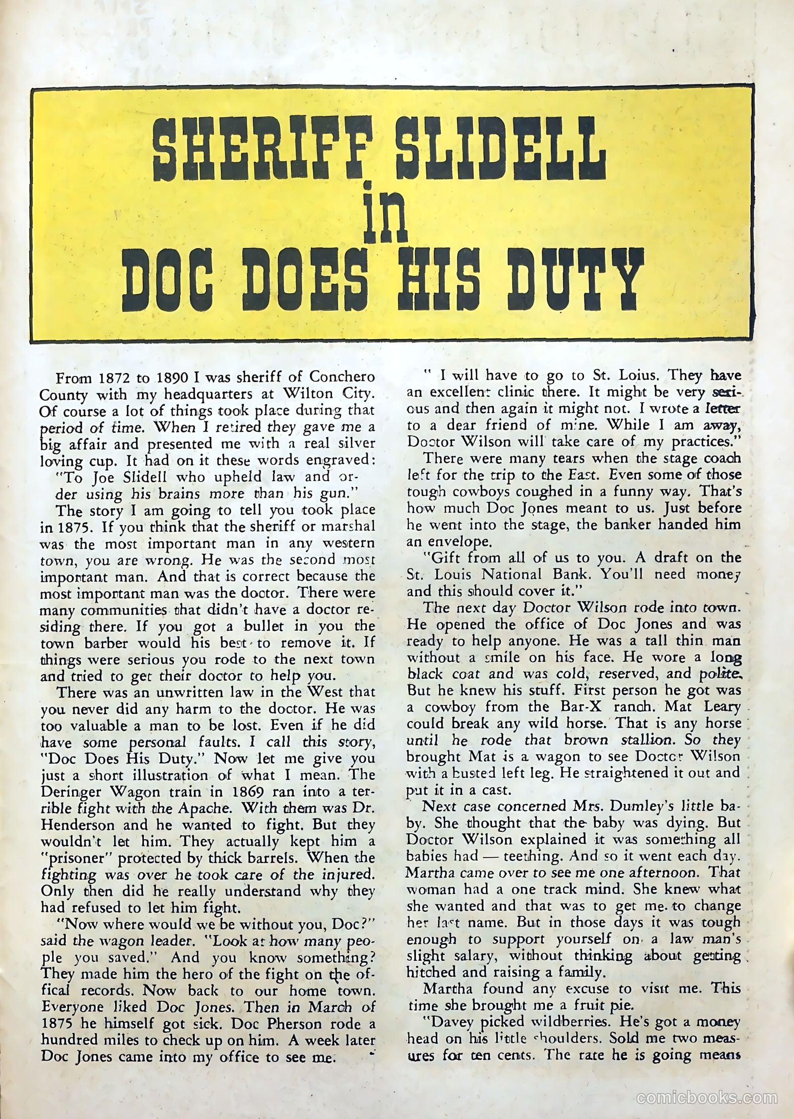 Outlaws of the West #36 (1962) — page 25 of 36