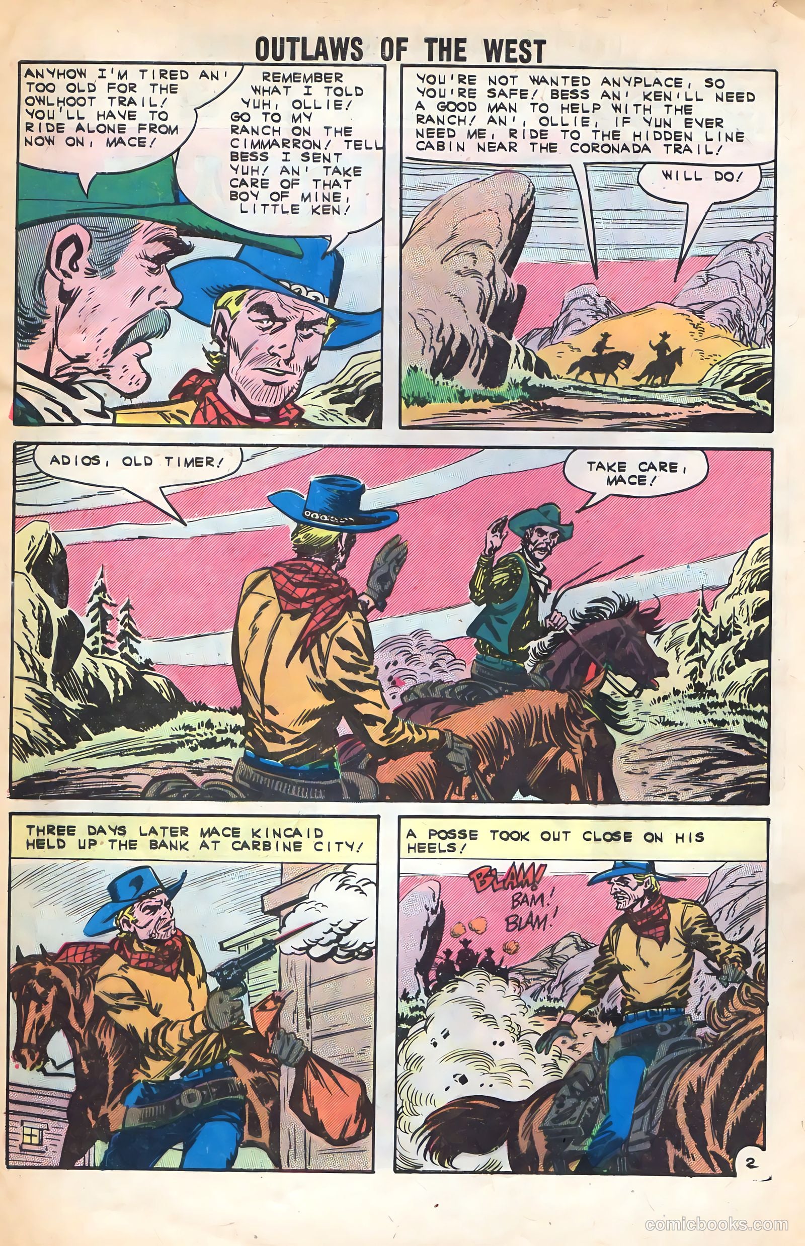 Outlaws of the West #37 (1962) — page 4 of 36