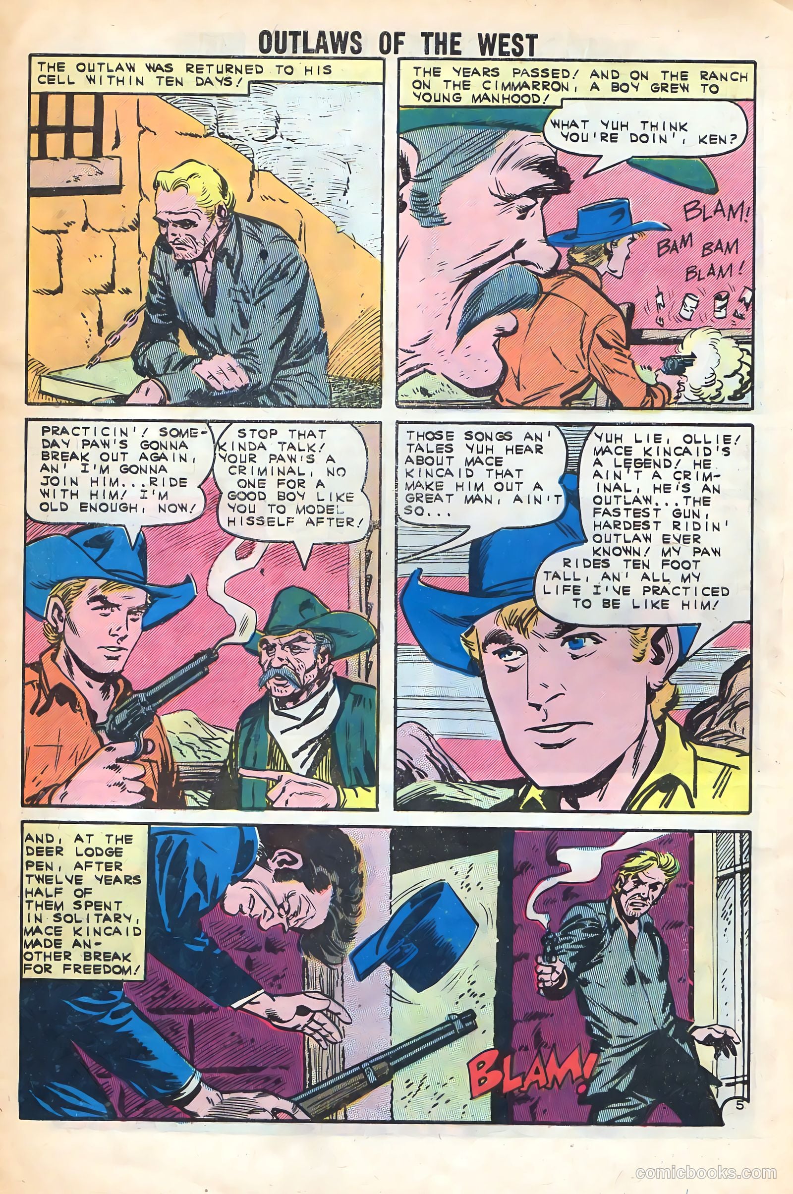 Outlaws of the West #37 (1962) — page 8 of 36