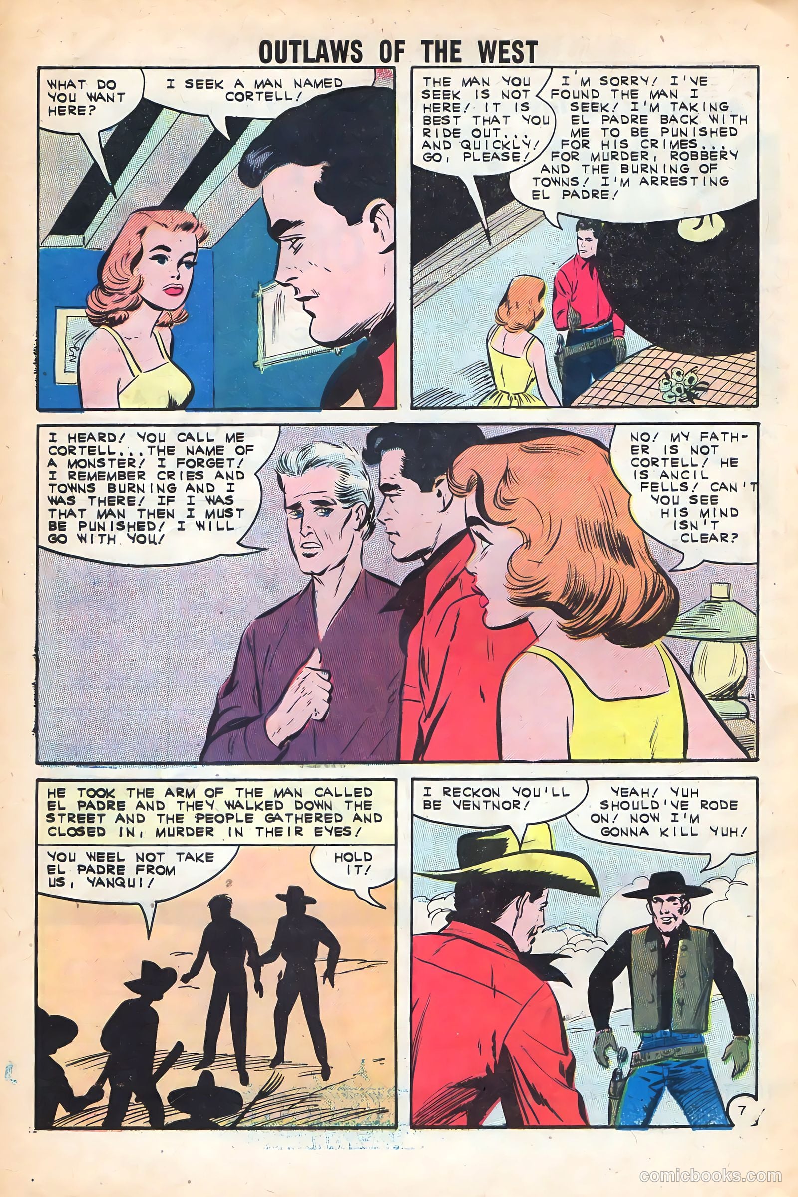 Outlaws of the West #37 (1962) — page 32 of 36