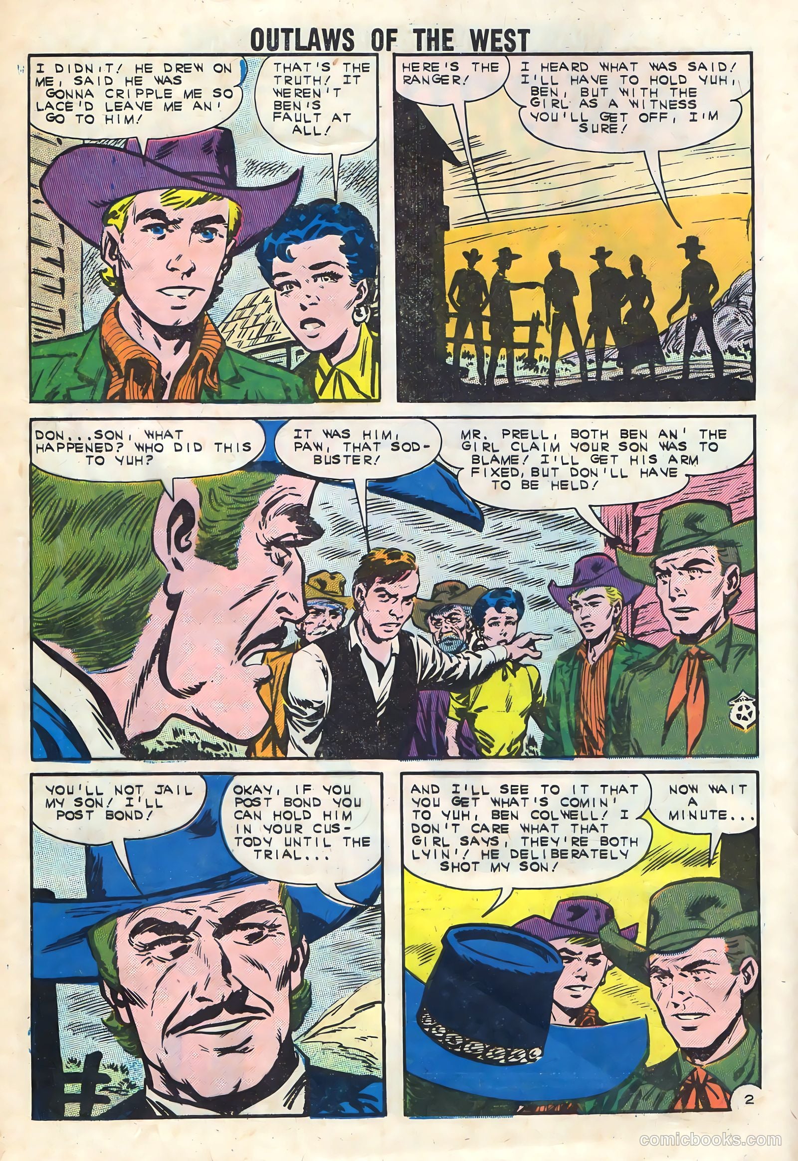 Outlaws of the West #38 (1962) — page 4 of 36