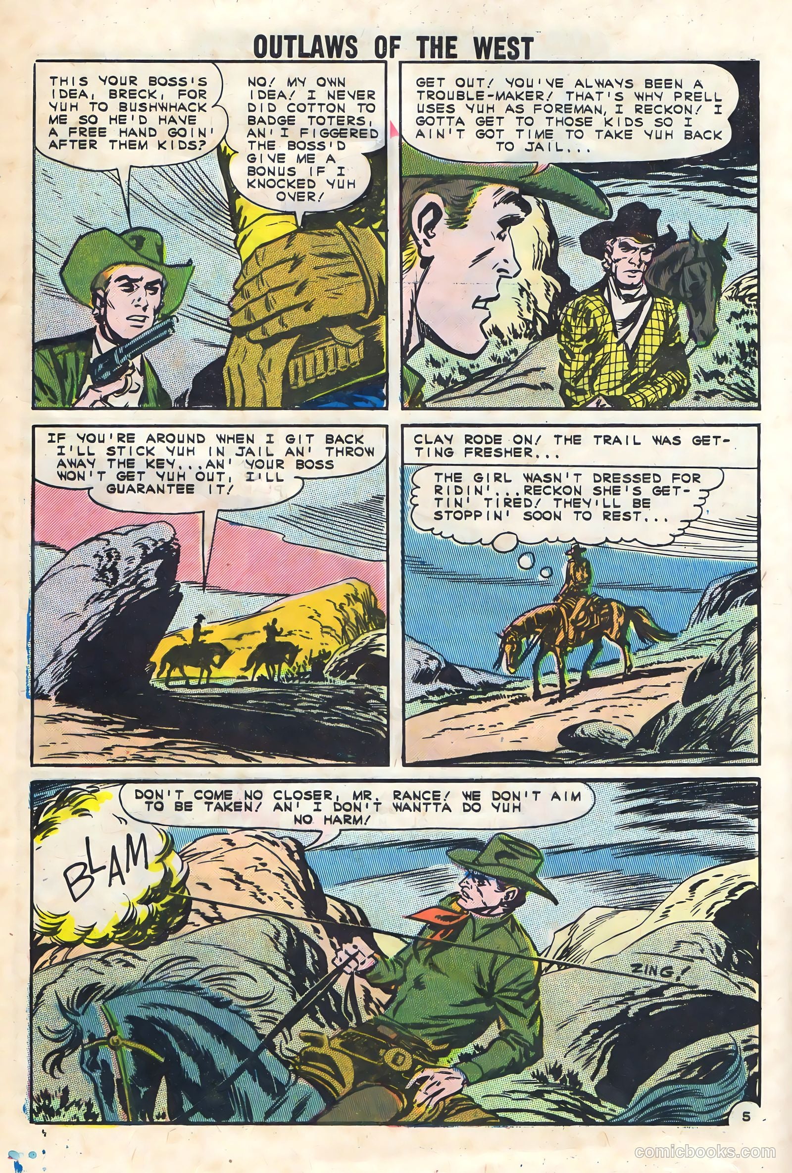 Outlaws of the West #38 (1962) — page 8 of 36