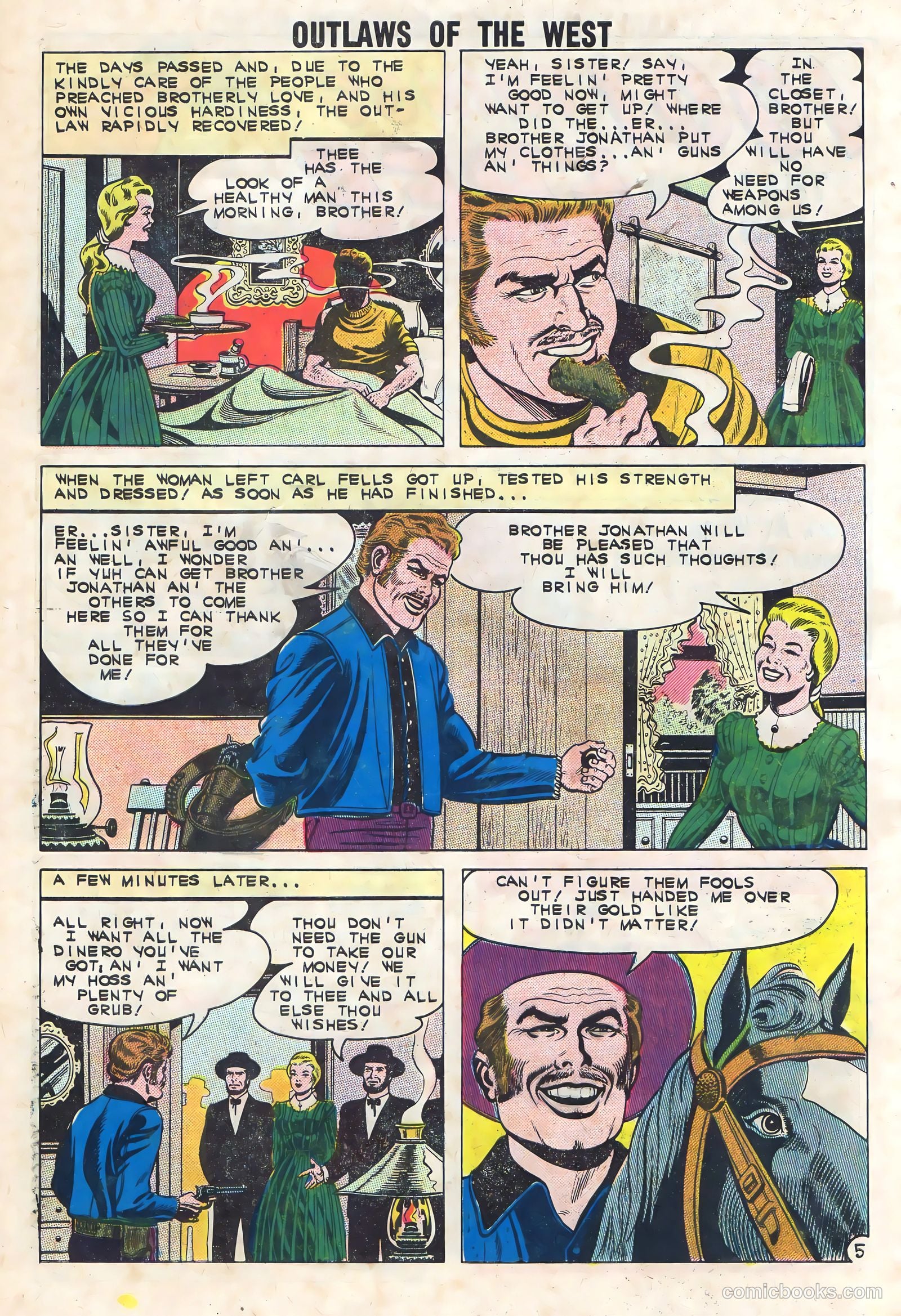 Outlaws of the West #38 (1962) — page 32 of 36