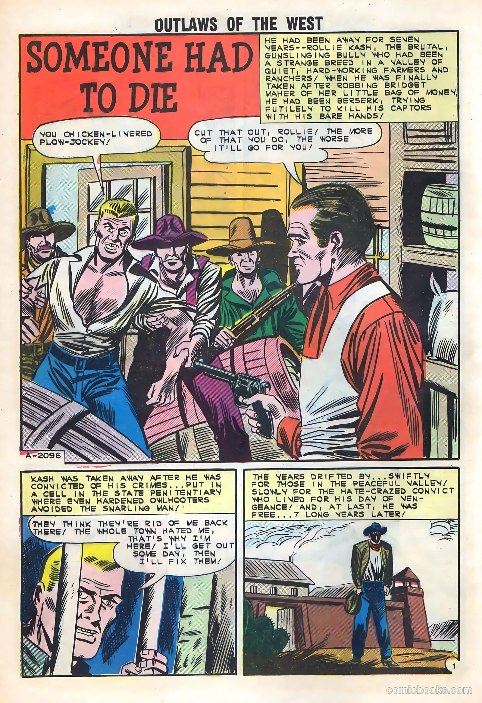 Outlaws of the West #40 (1962) — page 8 of 36