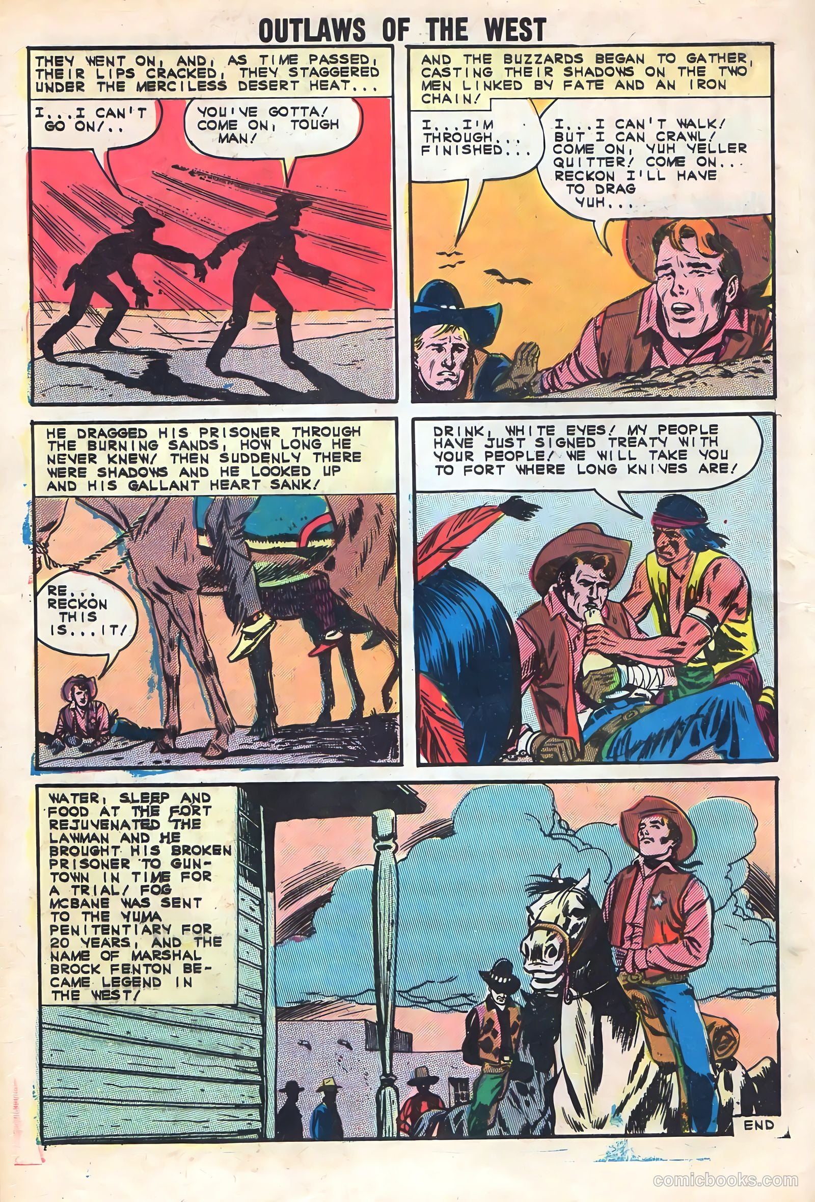 Outlaws of the West #40 (1962) — page 32 of 36