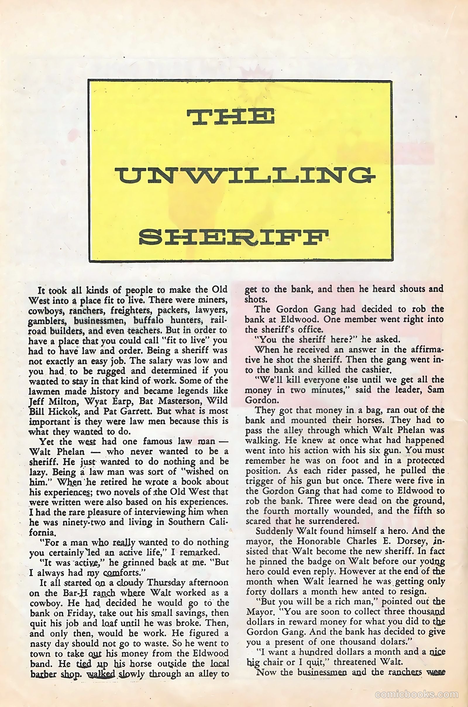 Outlaws of the West #41 (1963) — page 20 of 36