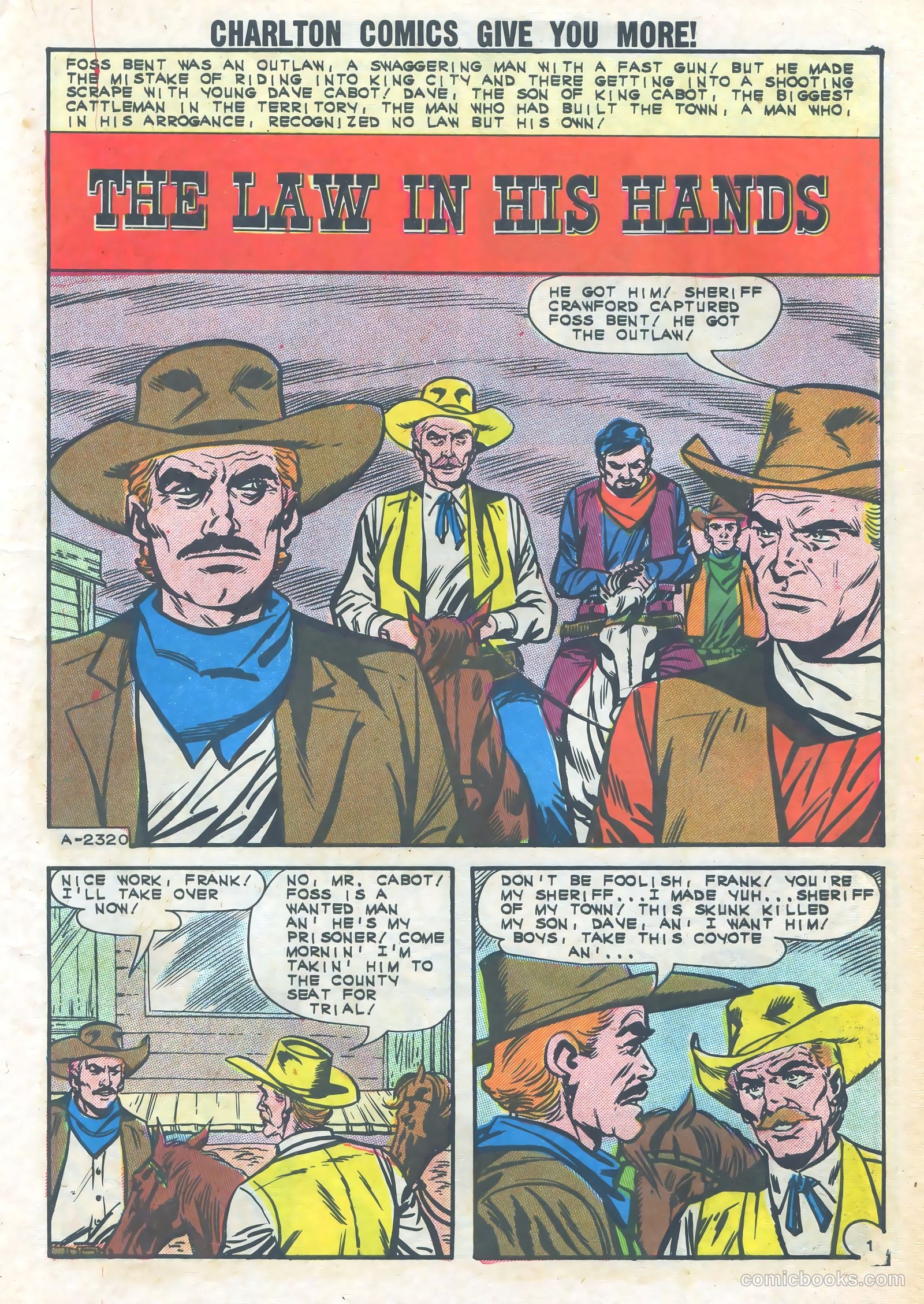 Outlaws of the West #42 (1963) — page 3 of 36