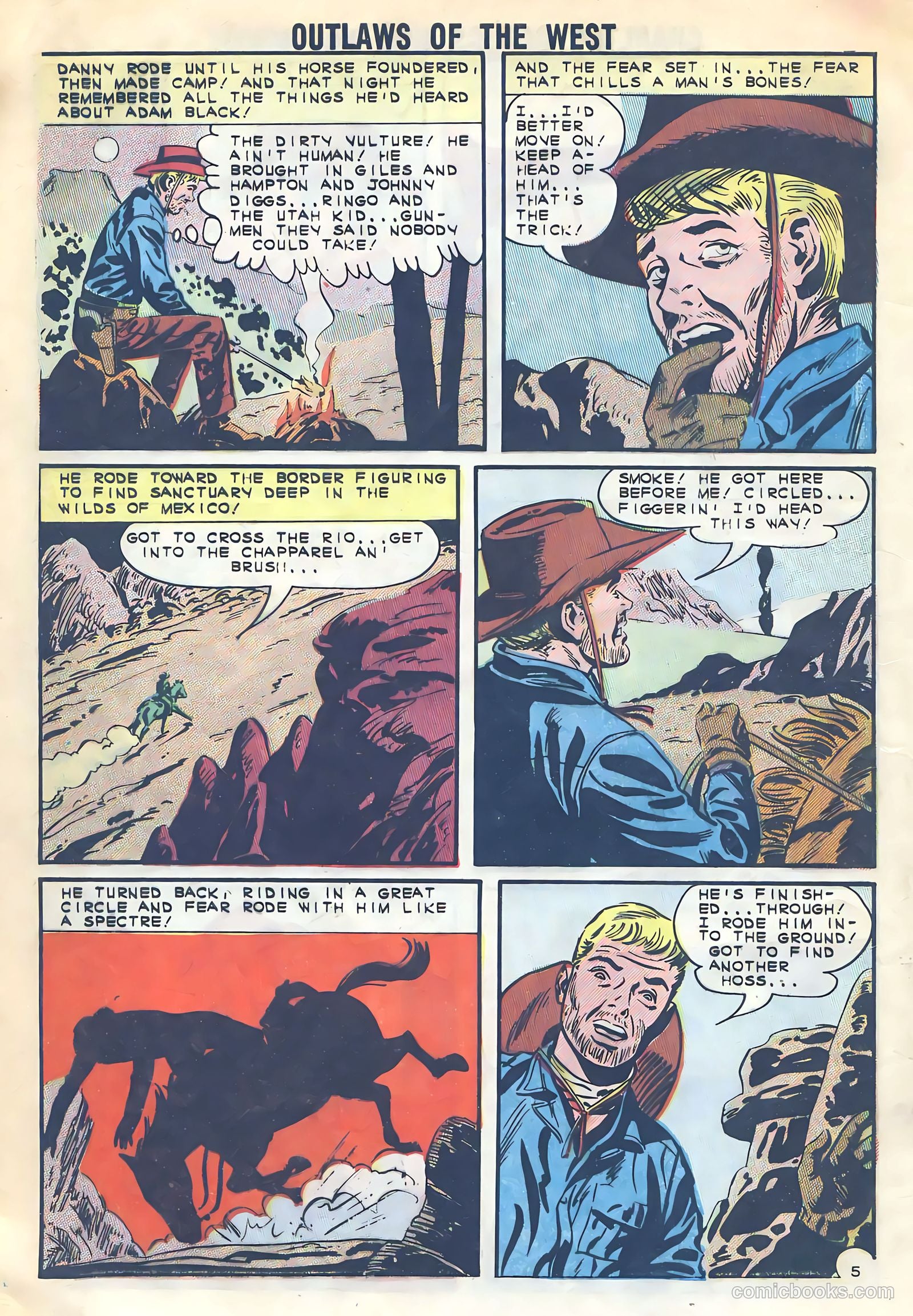 Outlaws of the West #43 (1963) — page 8 of 36