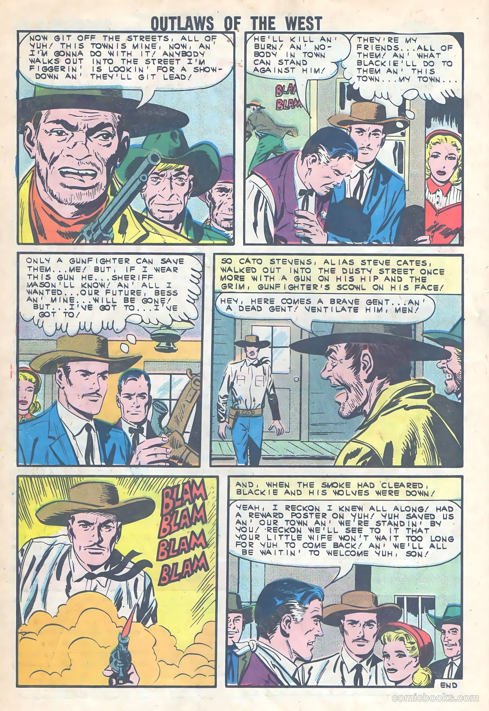 Outlaws of the West #44 (1963) — page 16 of 36