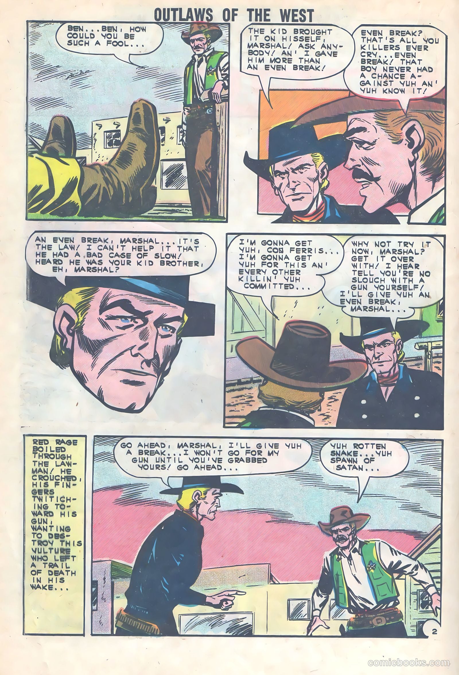 Outlaws of the West #44 (1963) — page 20 of 36