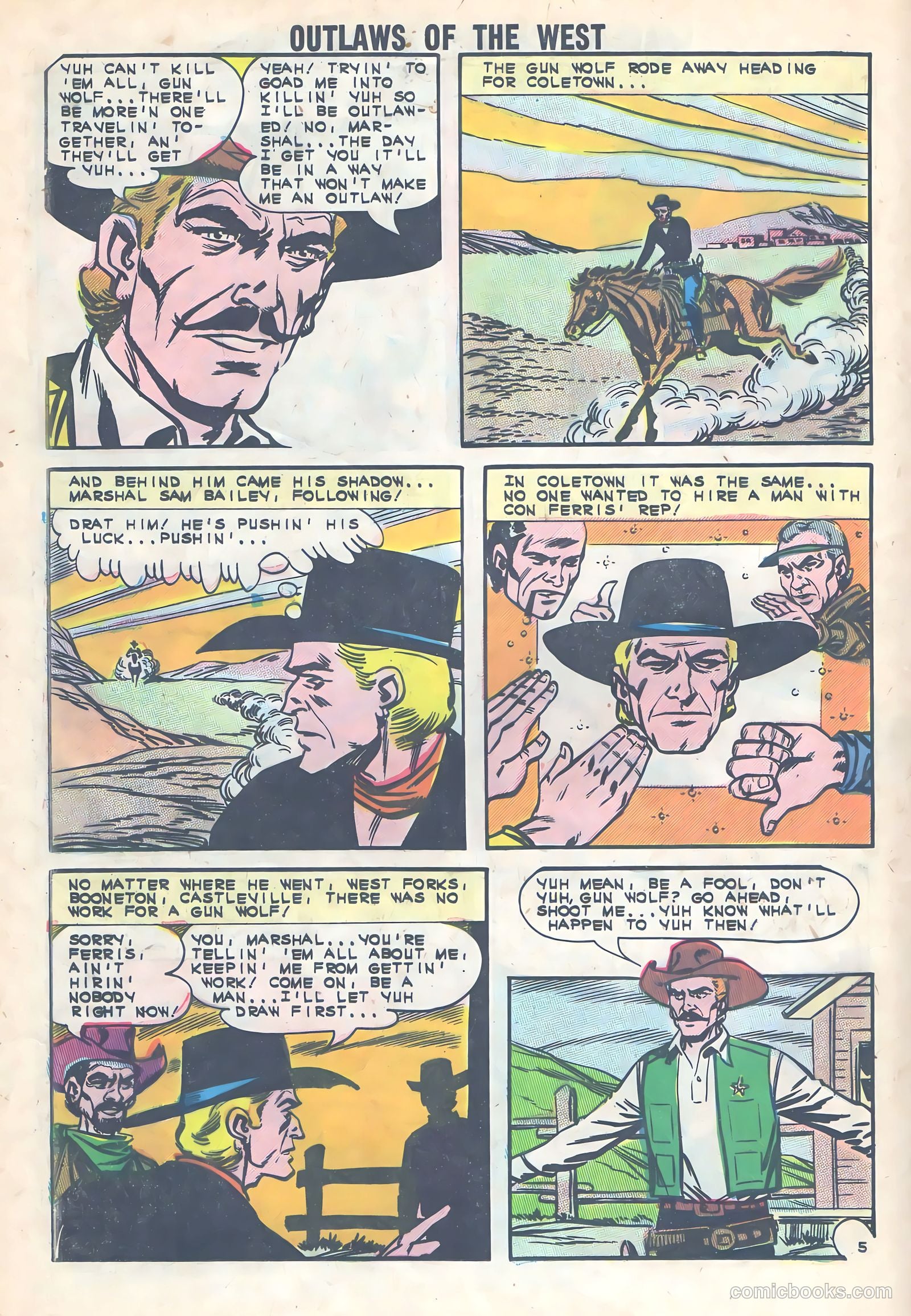 Outlaws of the West #44 (1963) — page 24 of 36