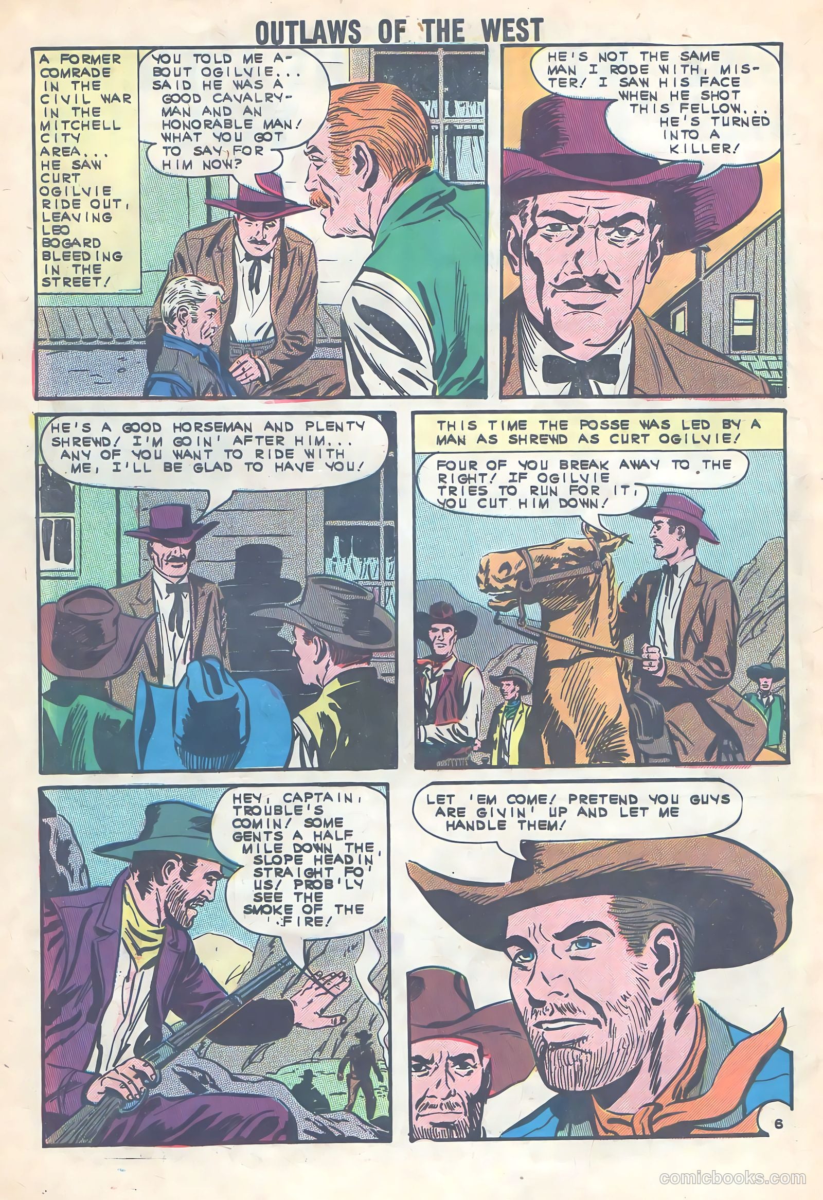 Outlaws of the West #44 (1963) — page 32 of 36