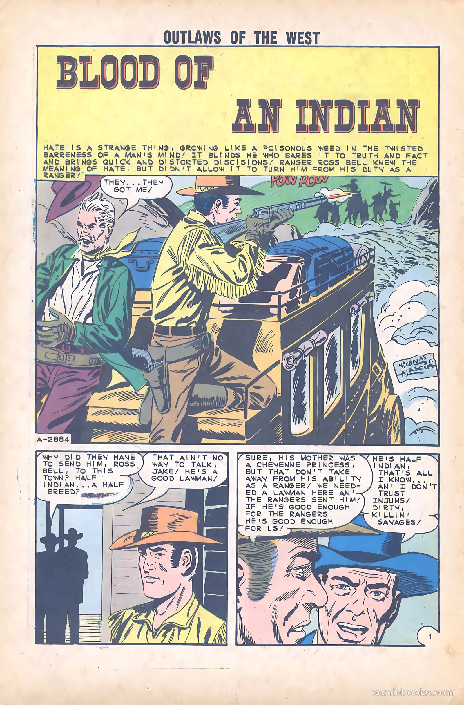 Outlaws of the West #45 (1963) — page 20 of 36
