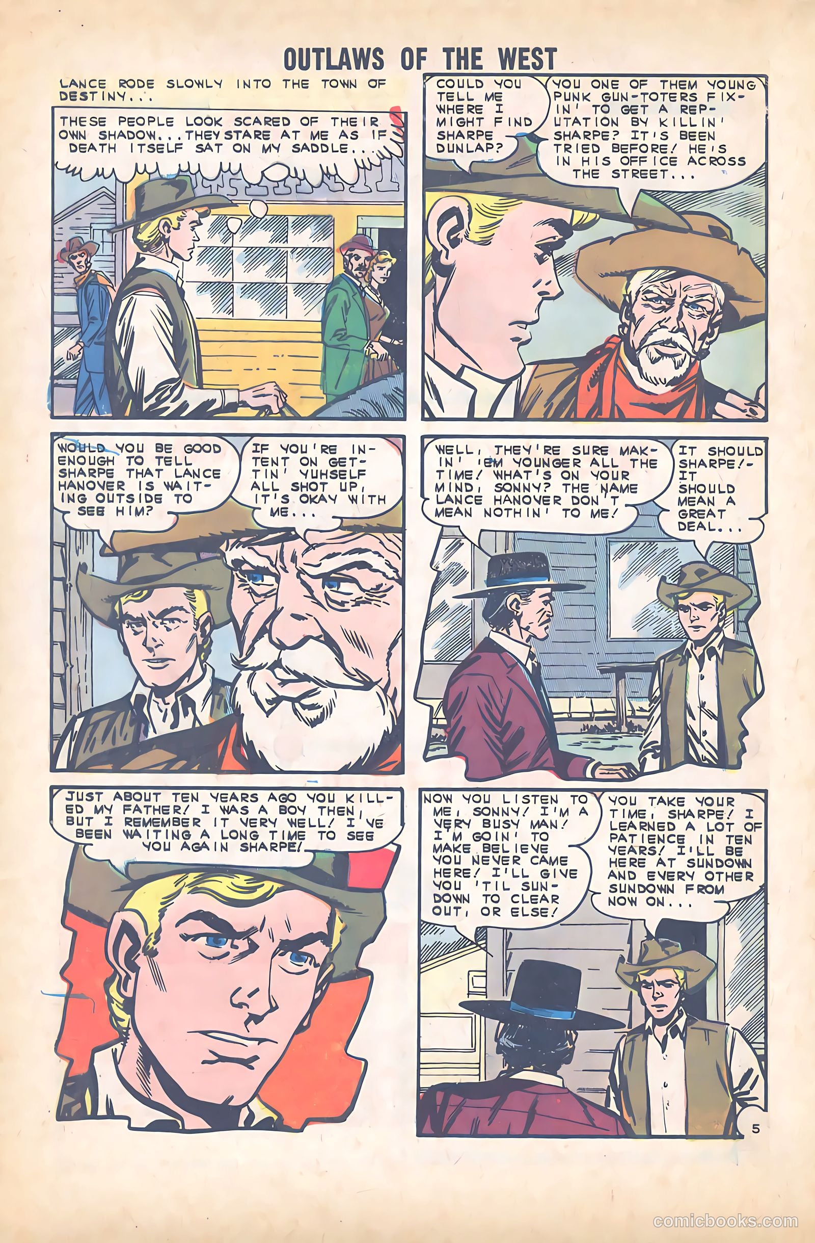 Outlaws of the West #45 (1963) — page 32 of 36