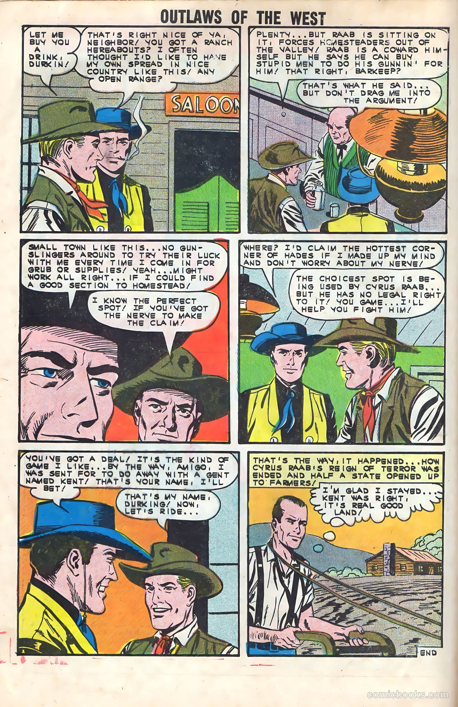 Outlaws of the West #46 (1963) — page 32 of 36