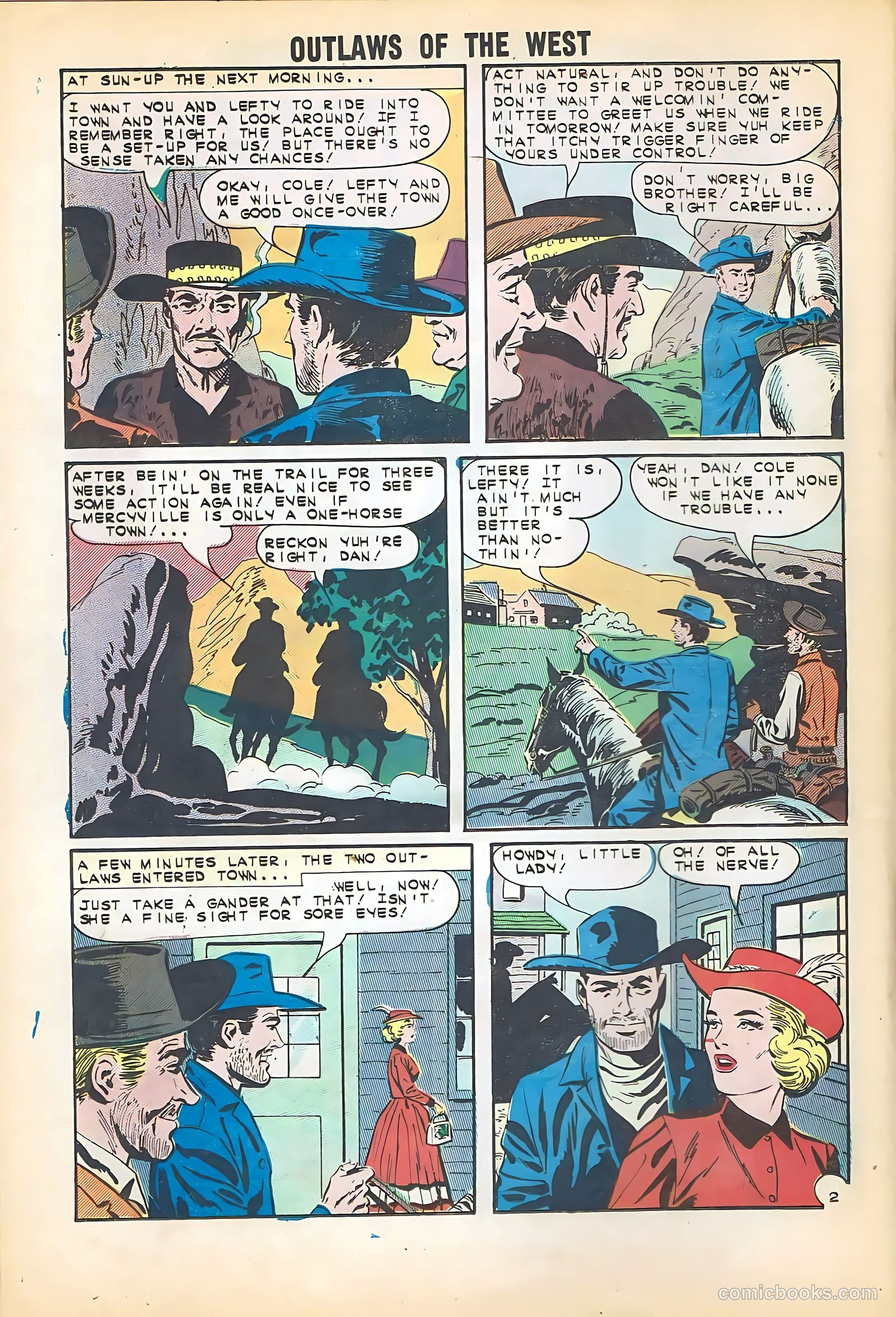 Outlaws of the West #47 (1964) — page 20 of 36