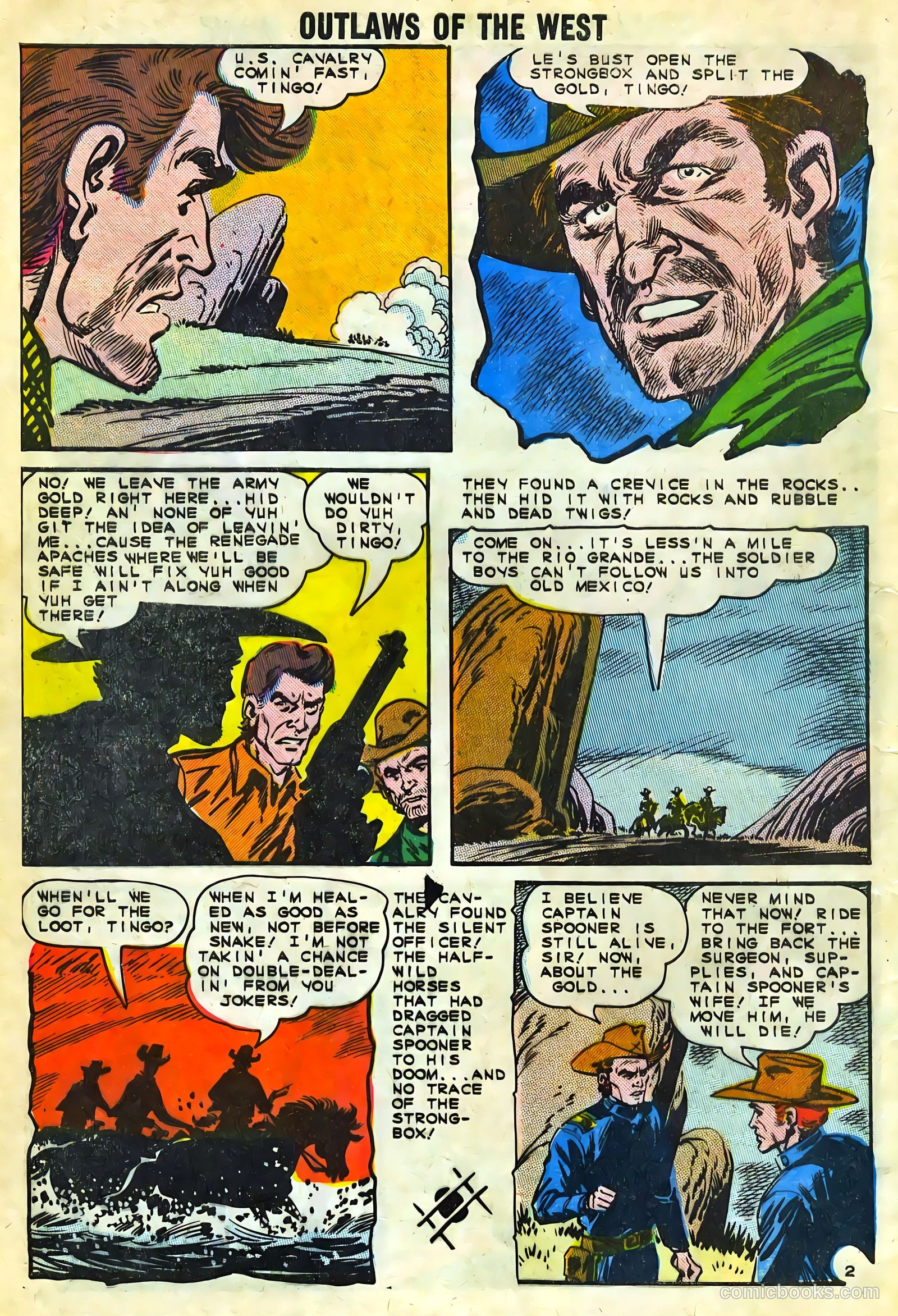 Outlaws of the West #51 (1964) — page 4 of 36