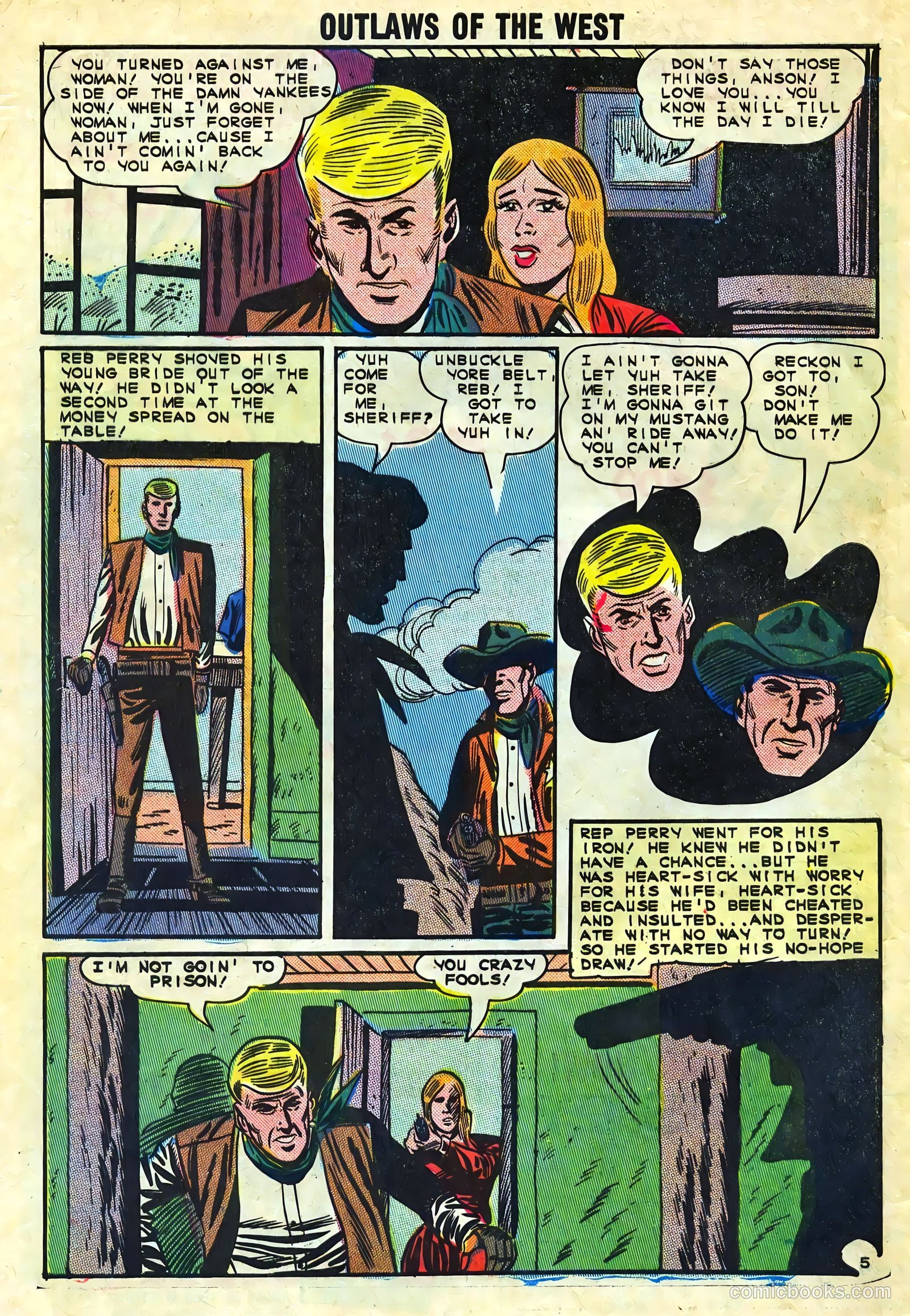 Outlaws of the West #51 (1964) — page 32 of 36