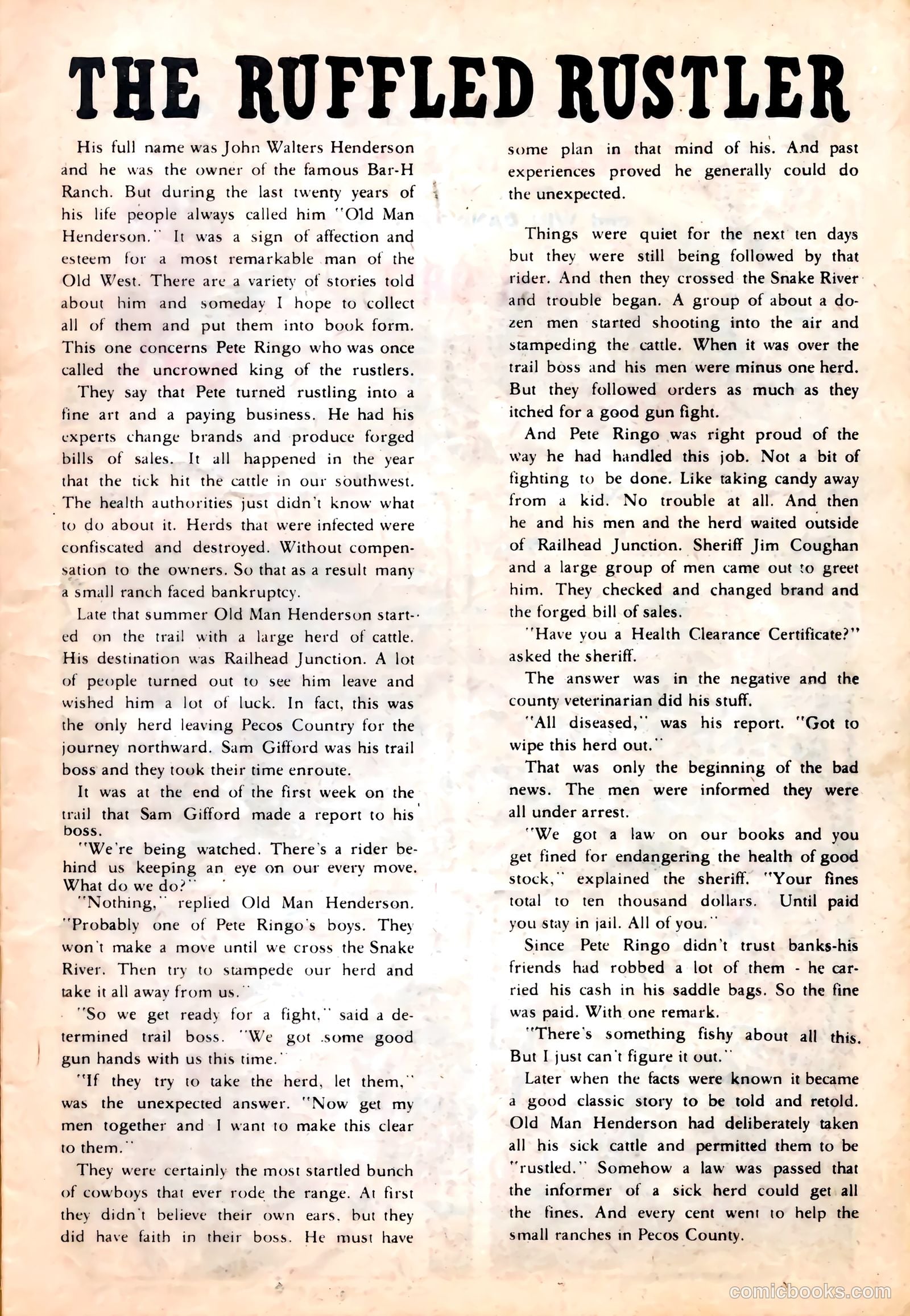 Outlaws of the West #55 (1965) — page 13 of 36