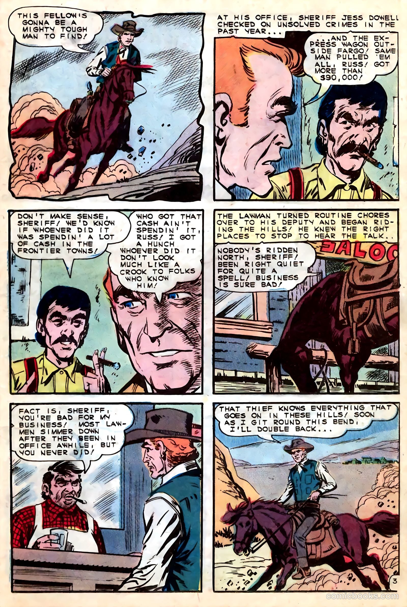 Outlaws of the West #55 (1965) — page 21 of 36
