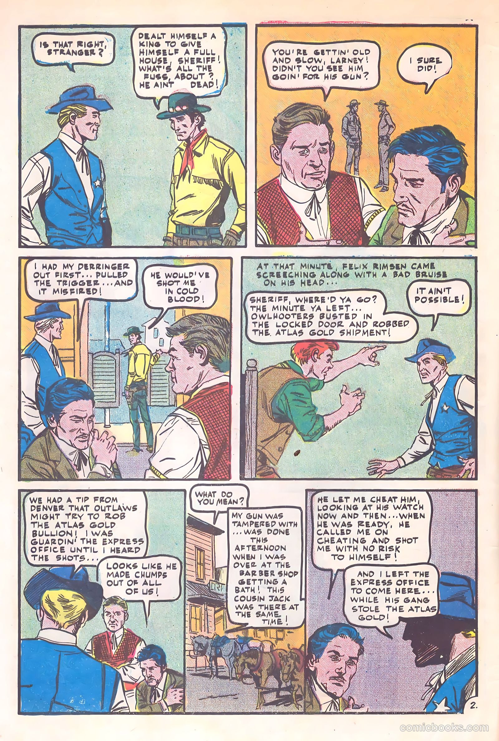 Outlaws of the West #57 (1966) — page 4 of 36