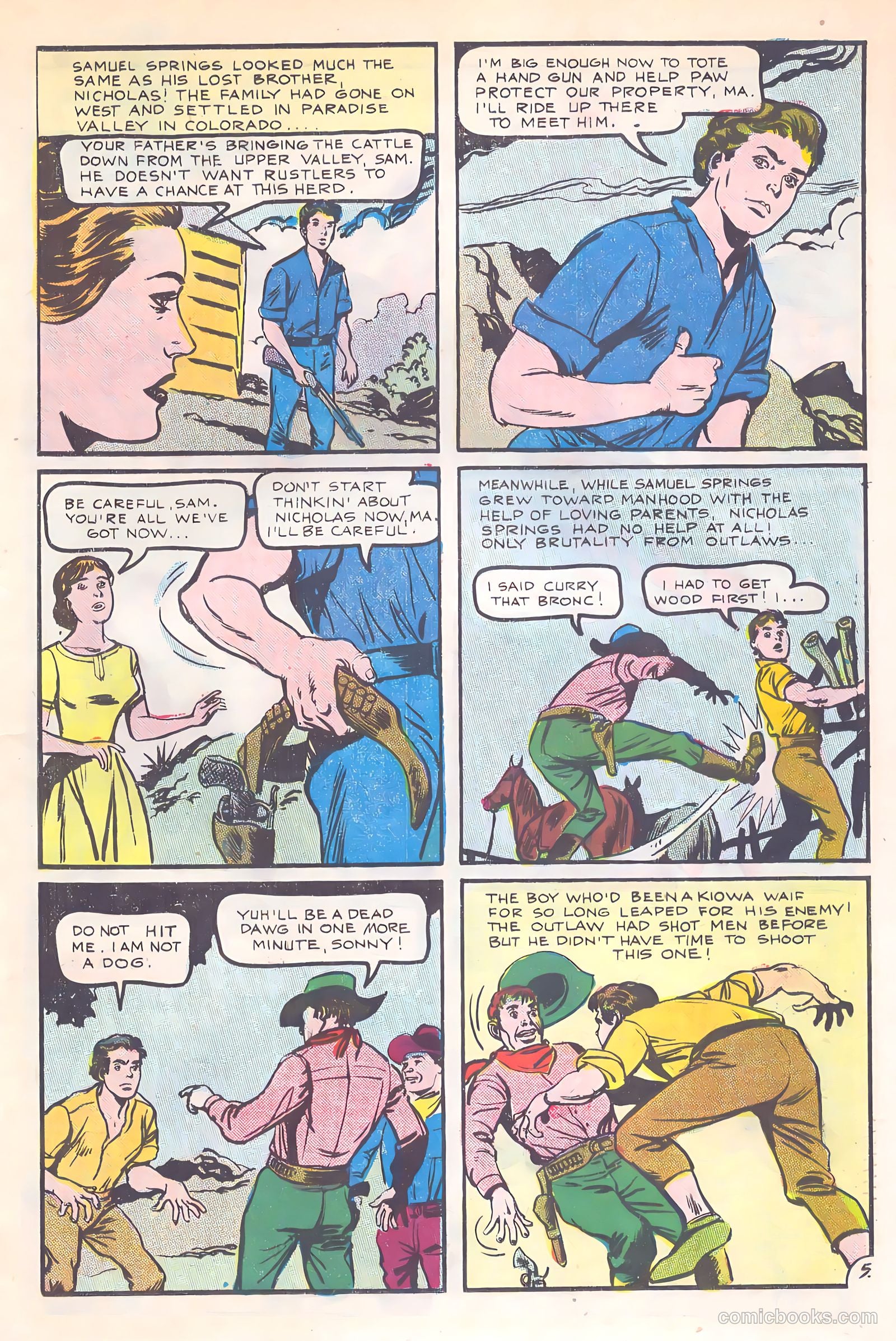 Outlaws of the West #57 (1966) — page 19 of 36