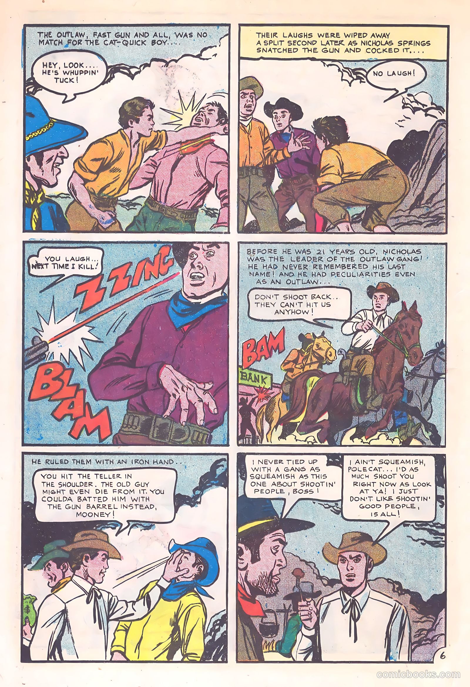 Outlaws of the West #57 (1966) — page 20 of 36