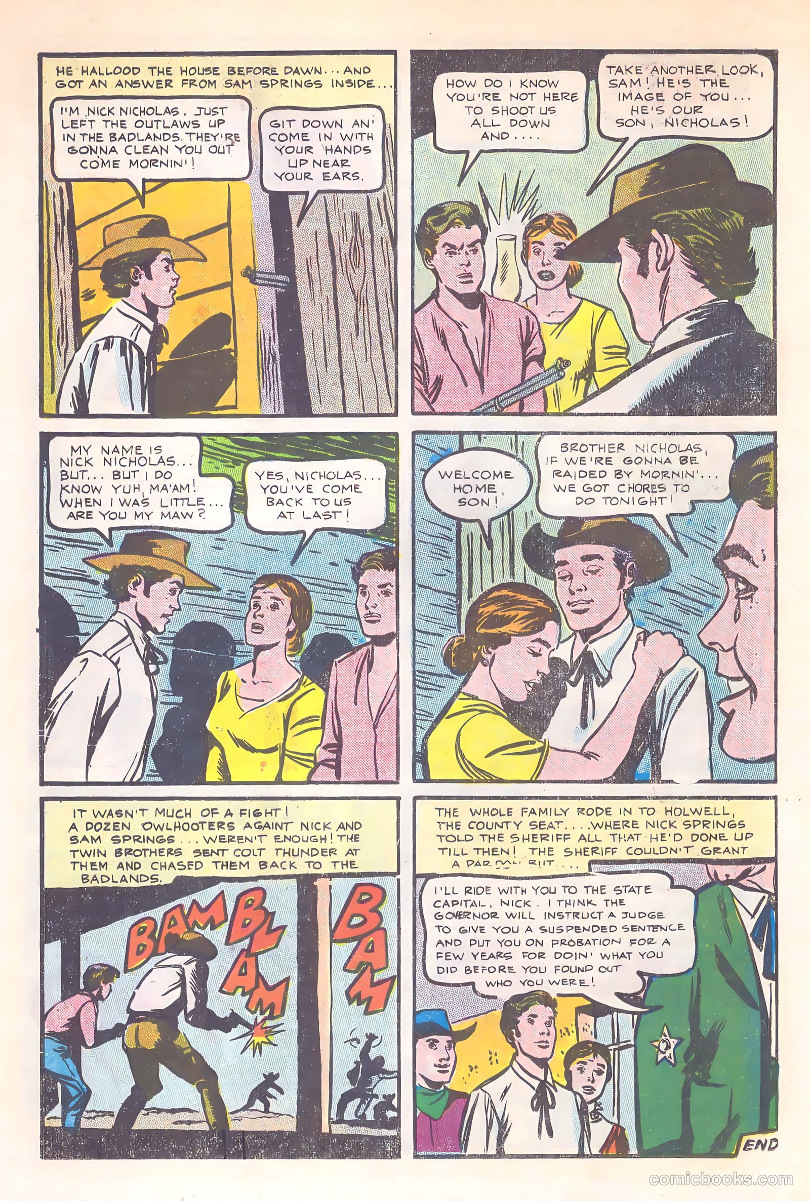 Outlaws of the West #57 (1966) — page 22 of 36