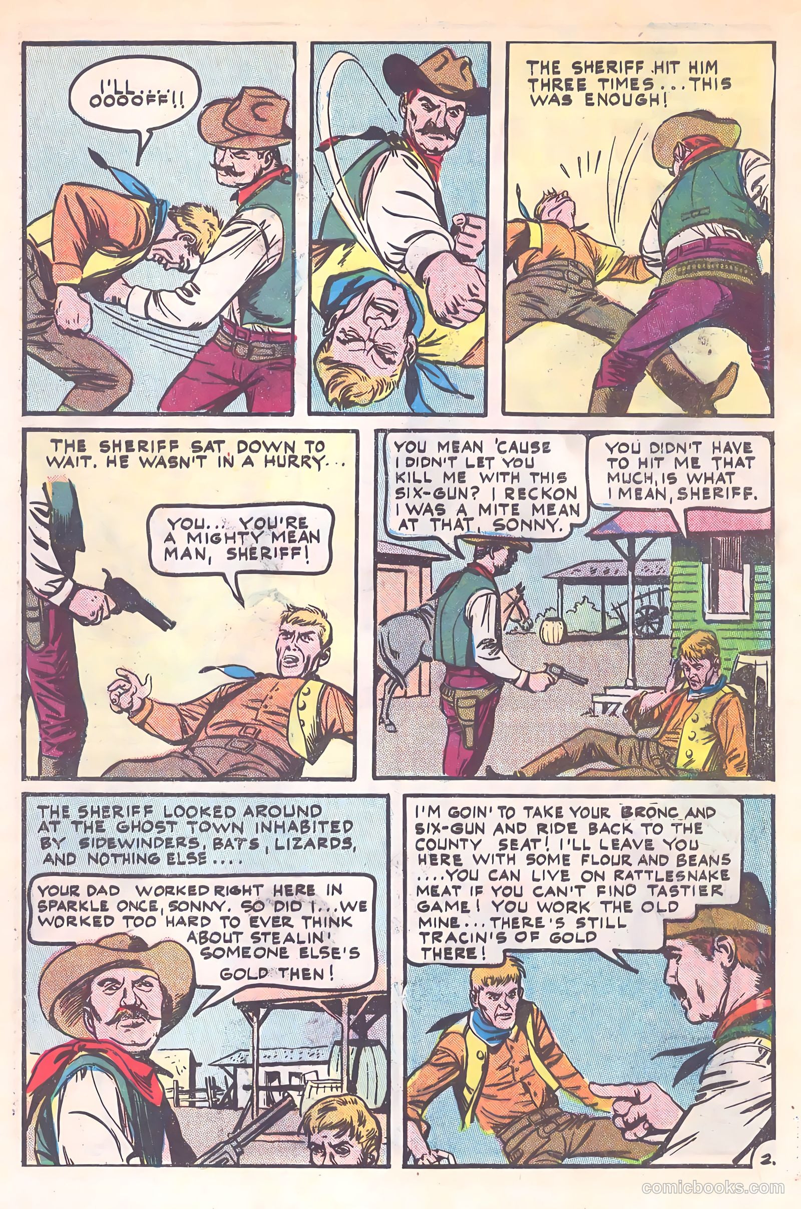 Outlaws of the West #57 (1966) — page 32 of 36
