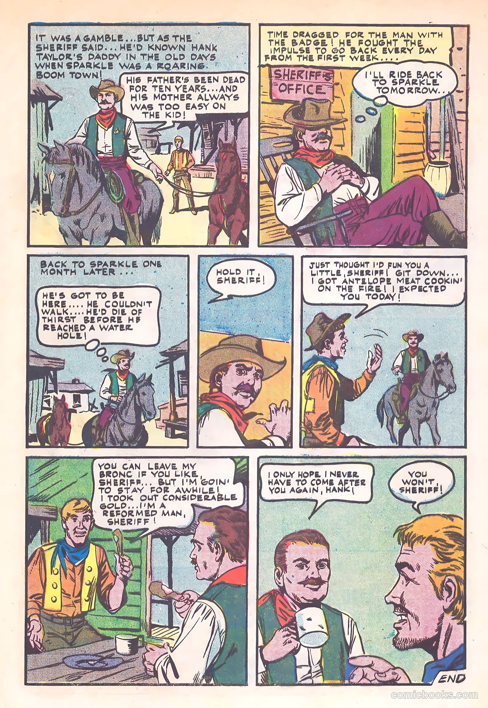 Outlaws of the West #57 (1966) — page 33 of 36