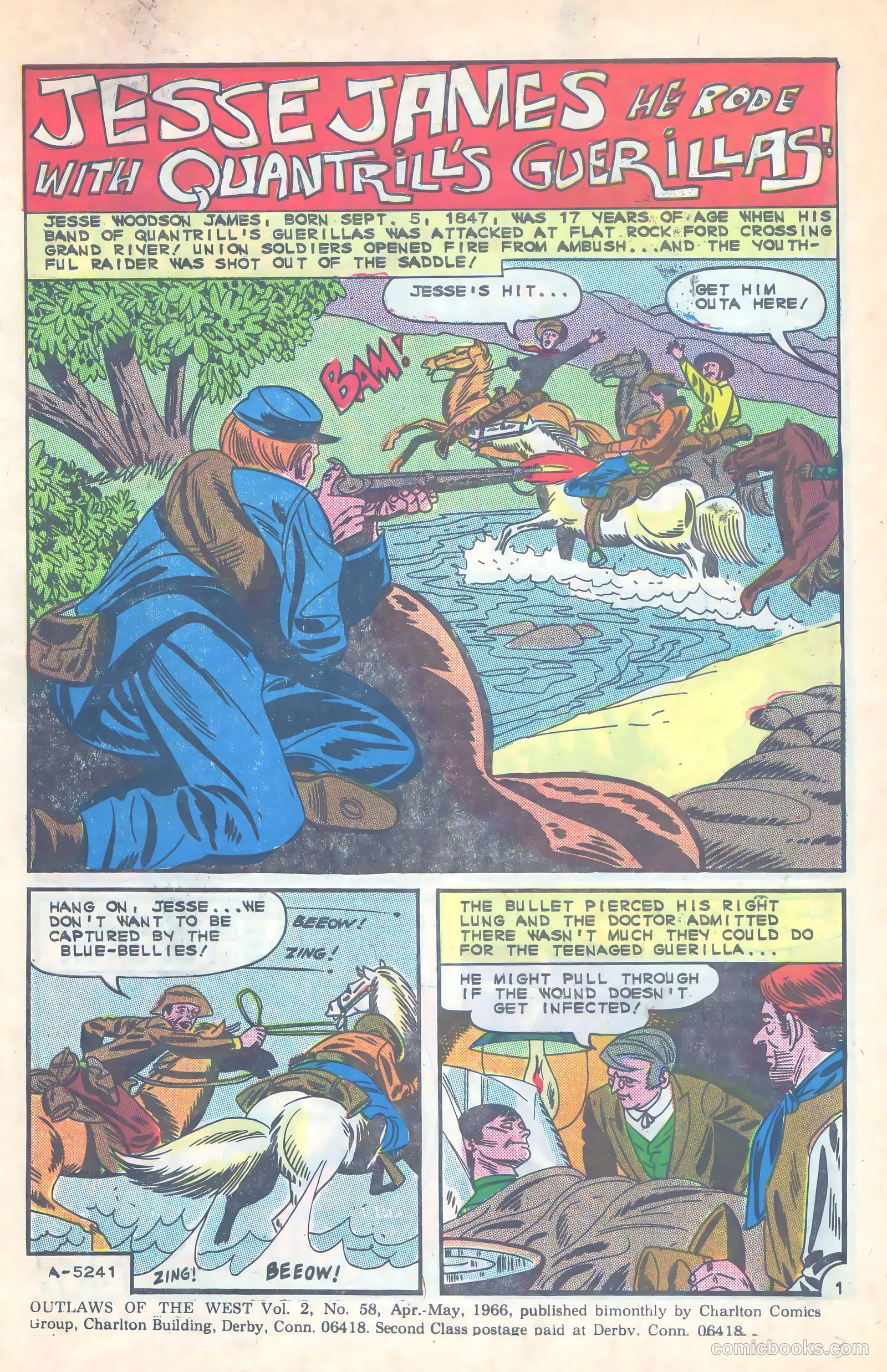 Outlaws of the West #58 (1966) — page 3 of 36
