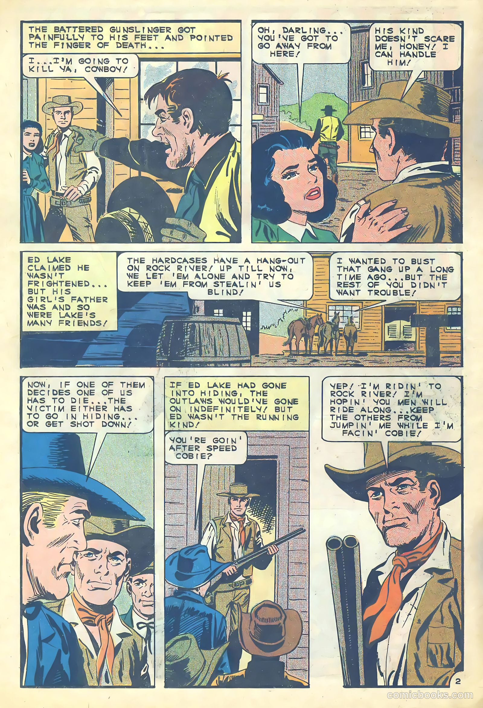 Outlaws of the West #59 (1966) — page 22 of 36