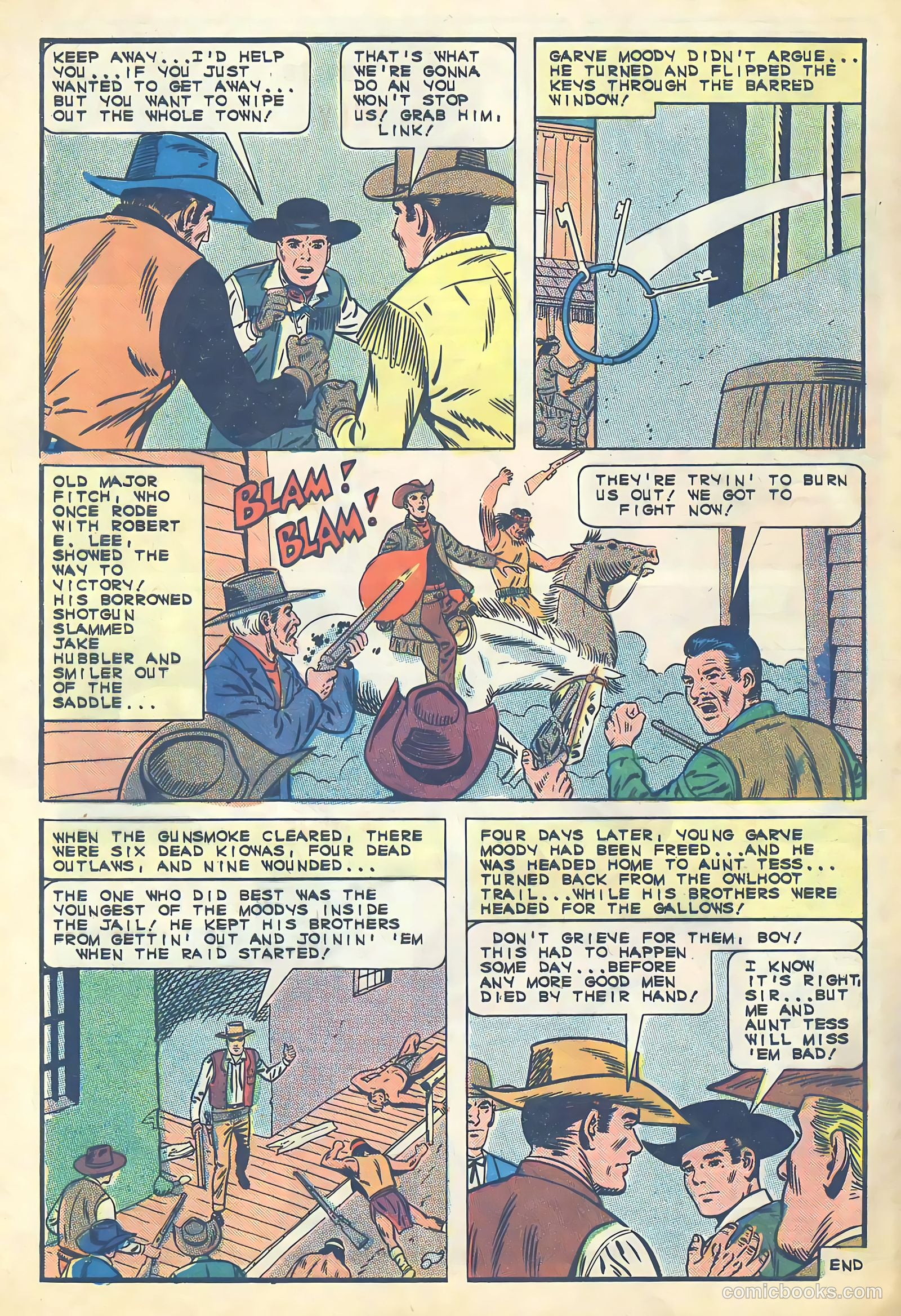 Outlaws of the West #59 (1966) — page 32 of 36