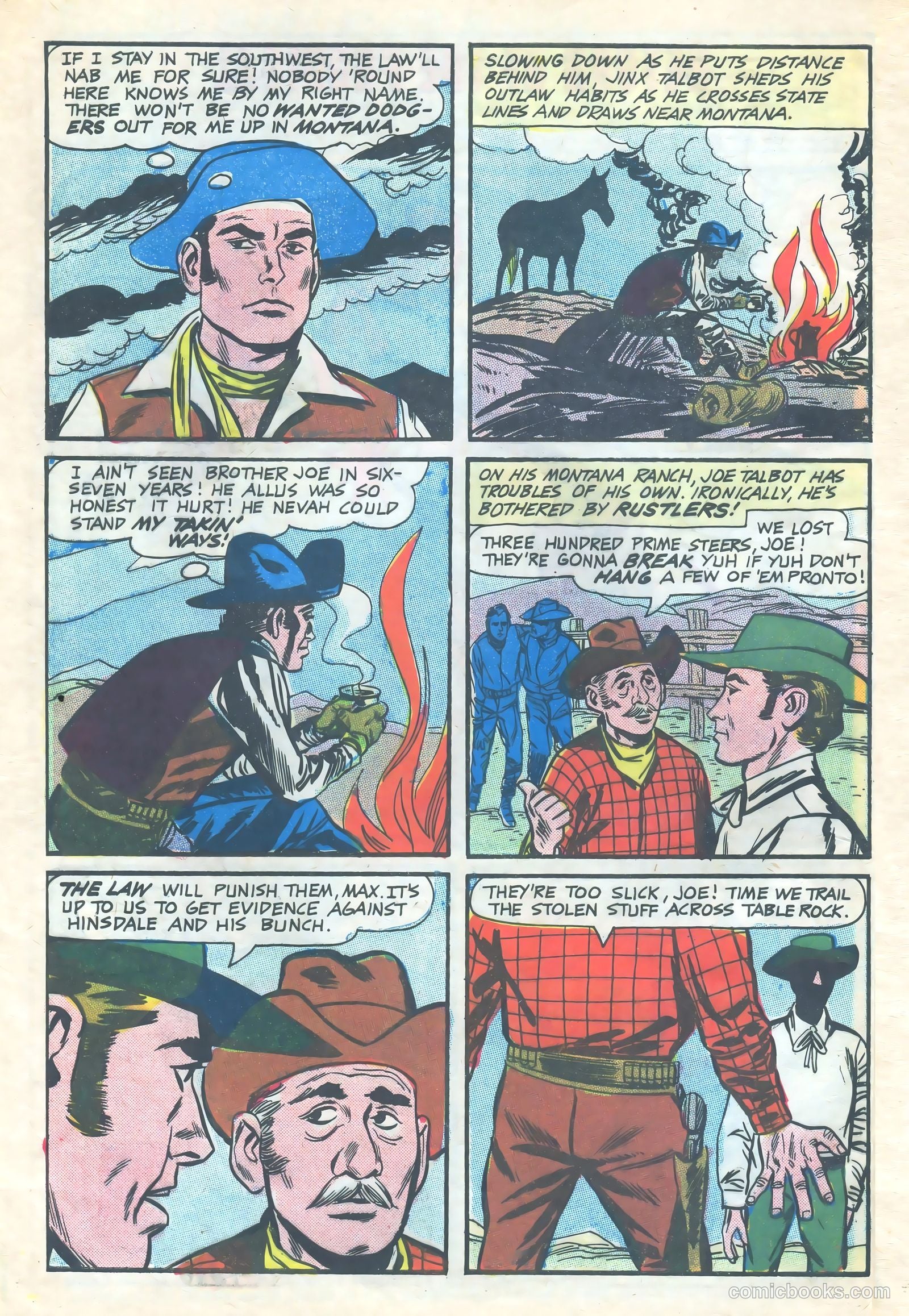 Outlaws of the West #62 (1967) — page 4 of 36