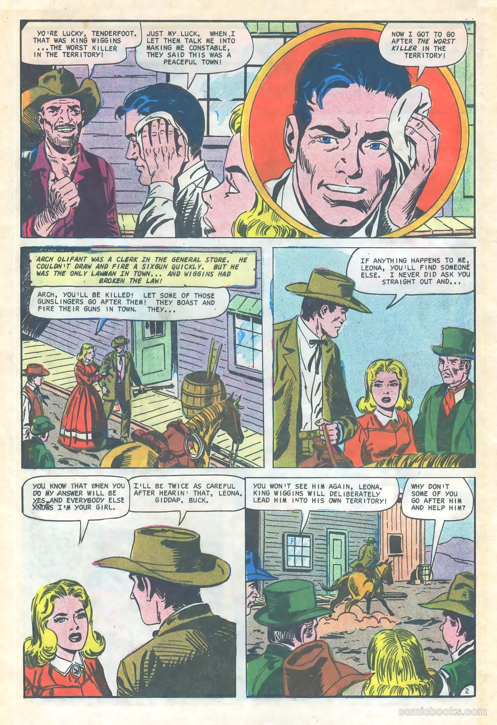 Outlaws of the West #62 (1967) — page 16 of 36