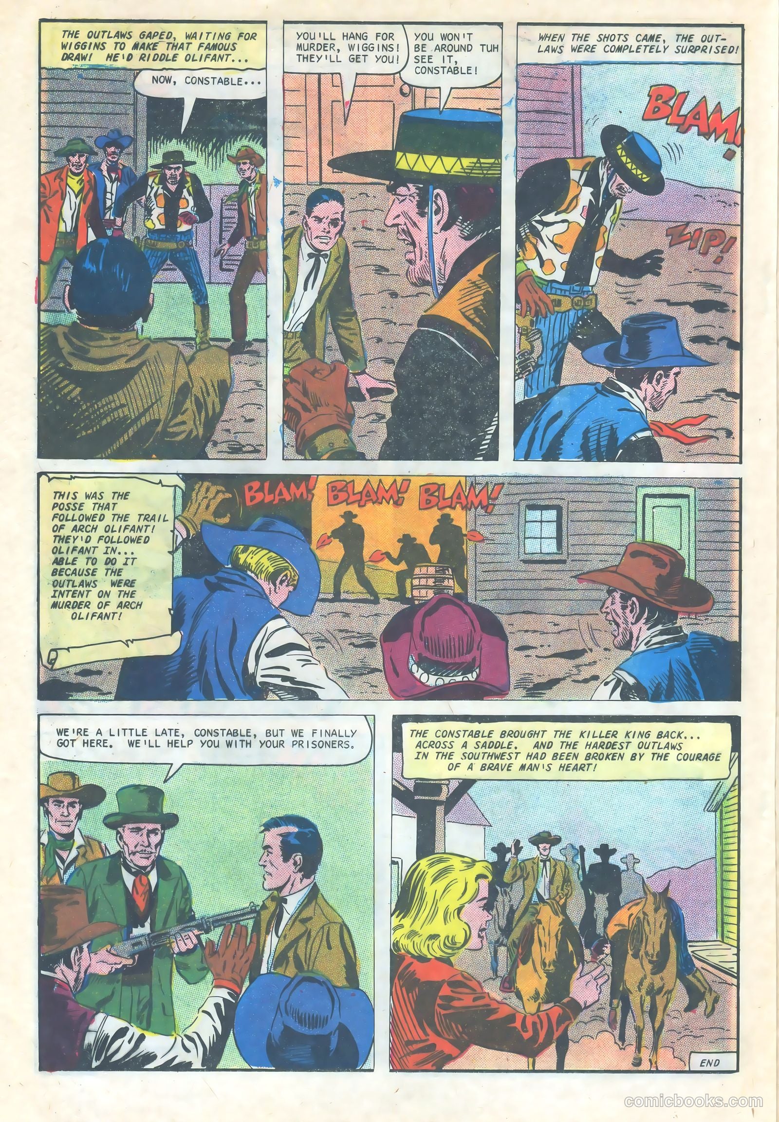Outlaws of the West #62 (1967) — page 20 of 36
