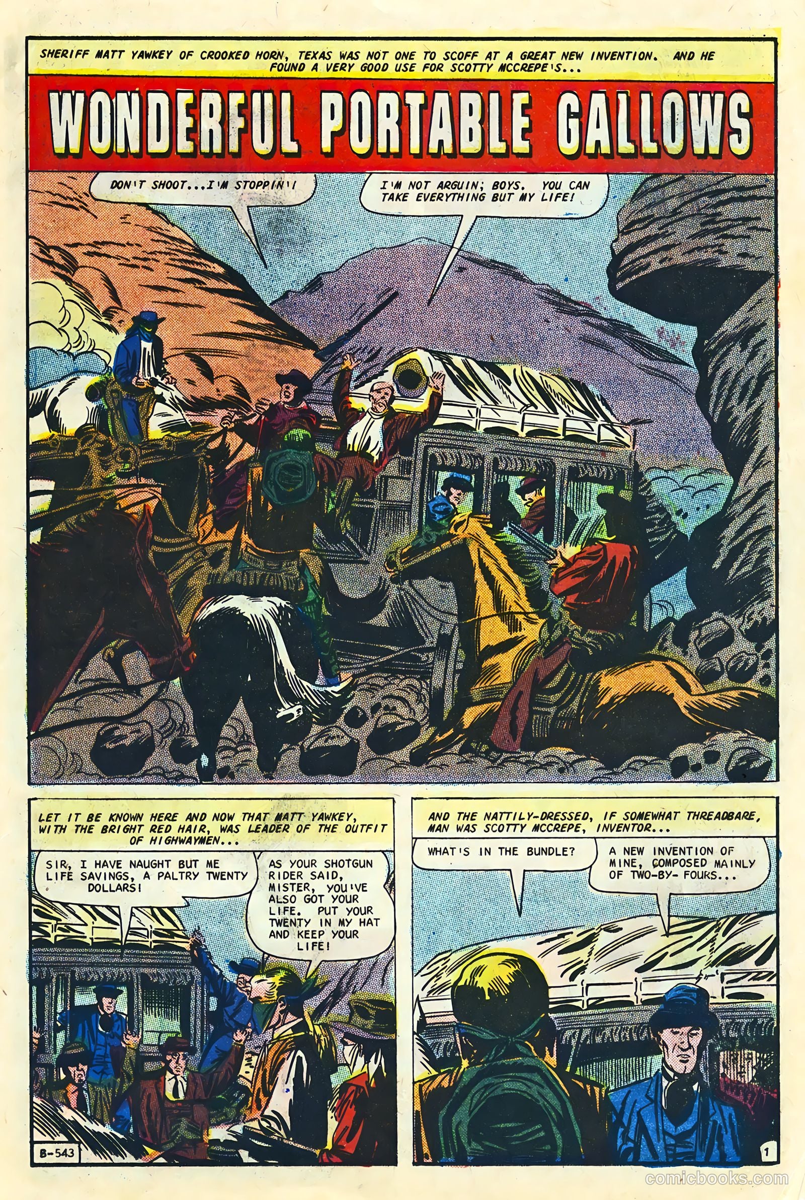Outlaws of the West #63 (1967) — page 21 of 36