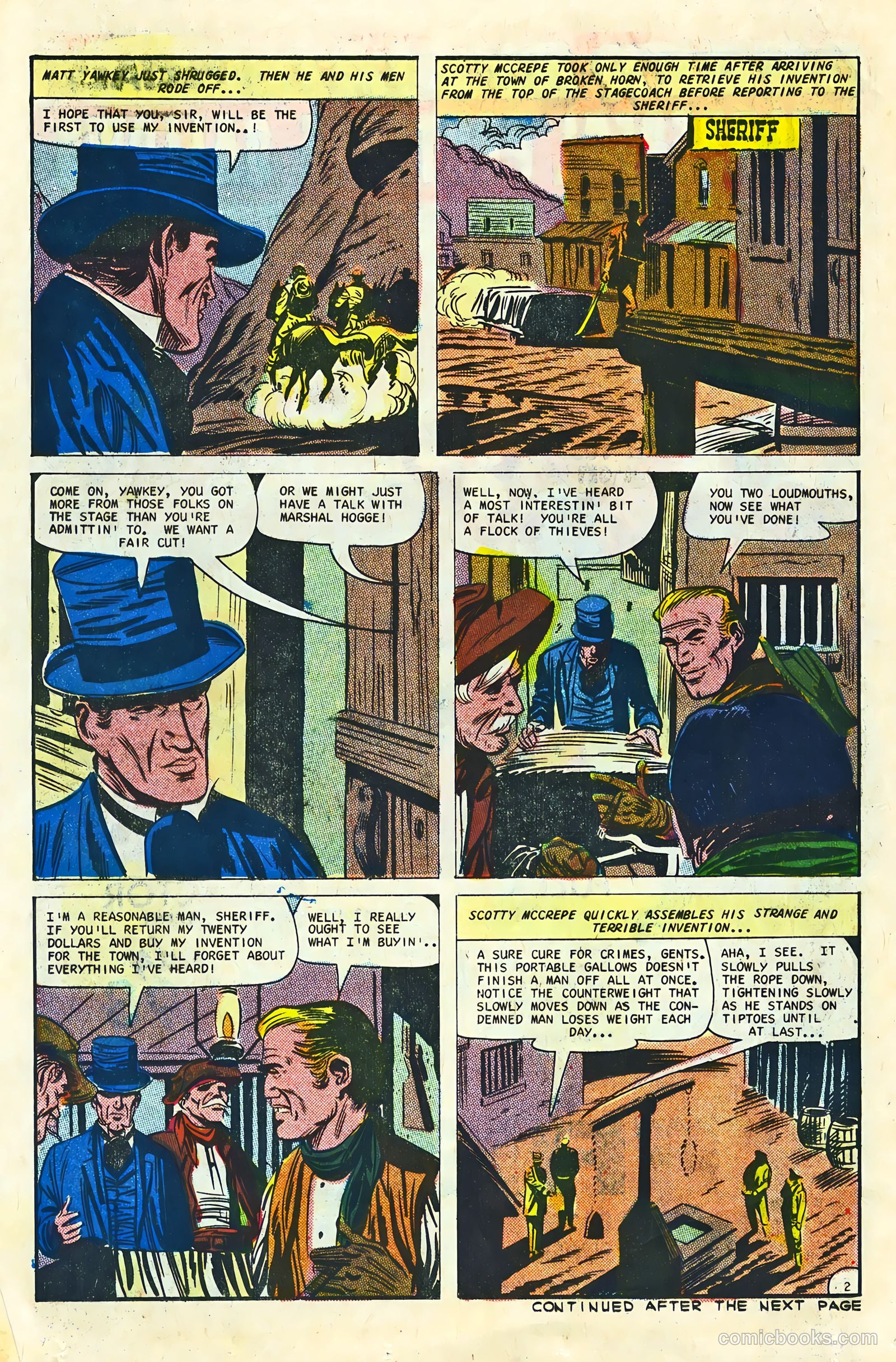 Outlaws of the West #63 (1967) — page 22 of 36
