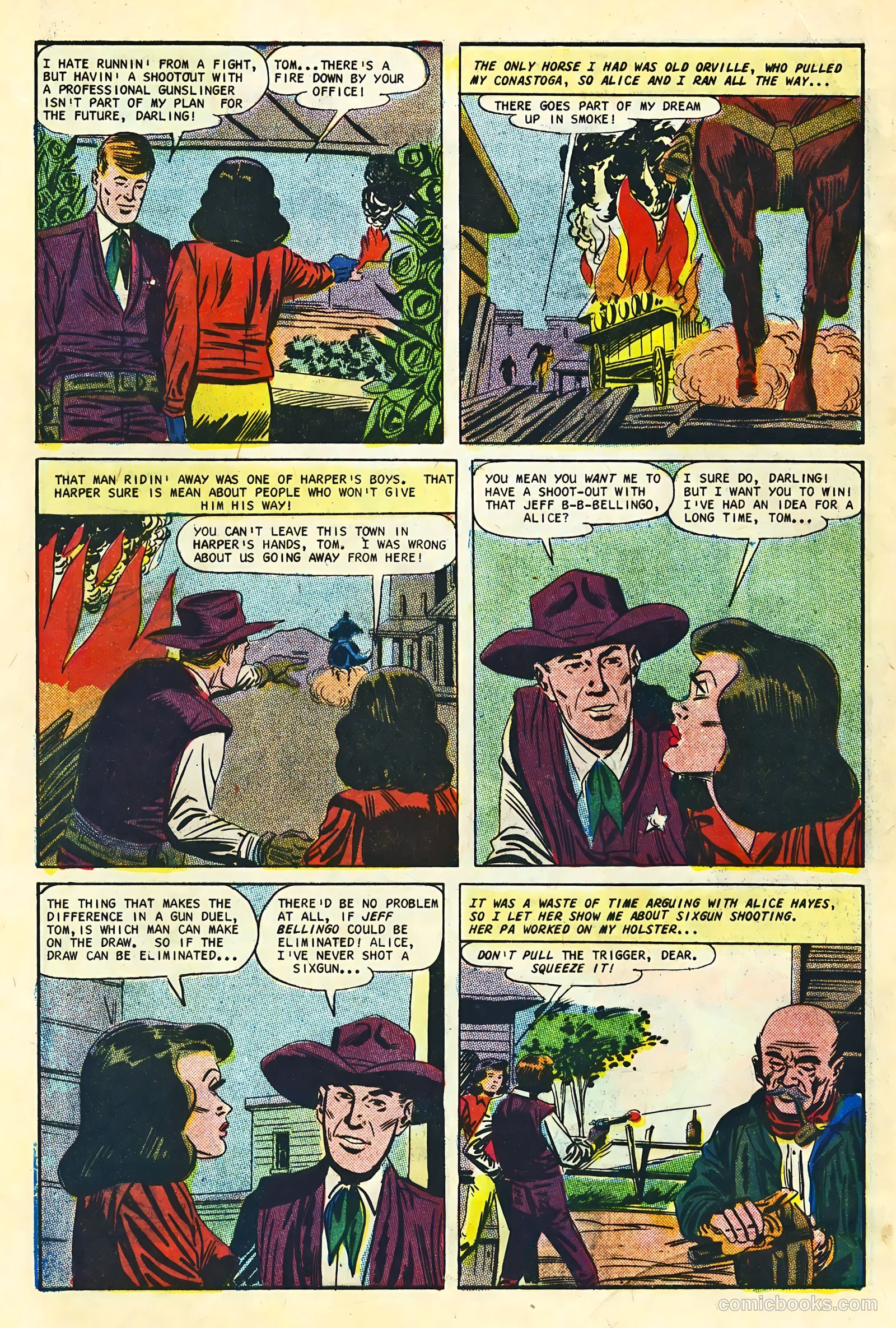 Outlaws of the West #63 (1967) — page 32 of 36