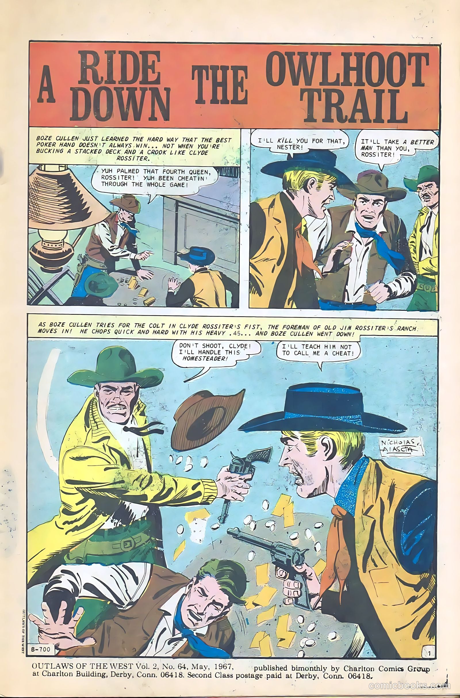 Outlaws of the West #64 (1967) — page 3 of 36