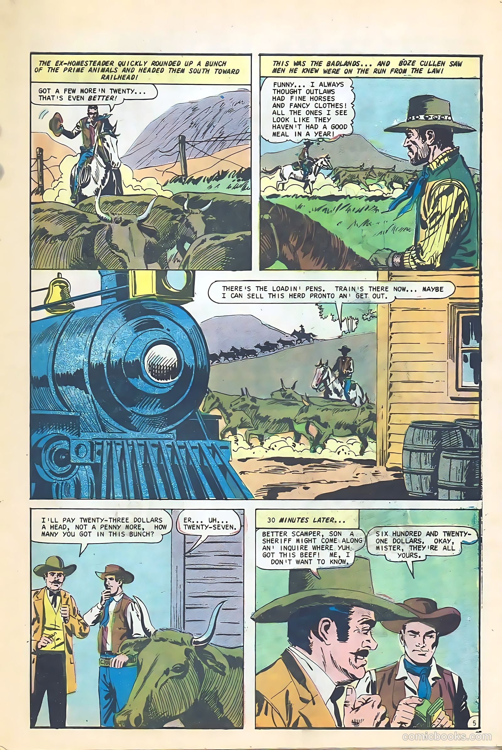 Outlaws of the West #64 (1967) — page 9 of 36