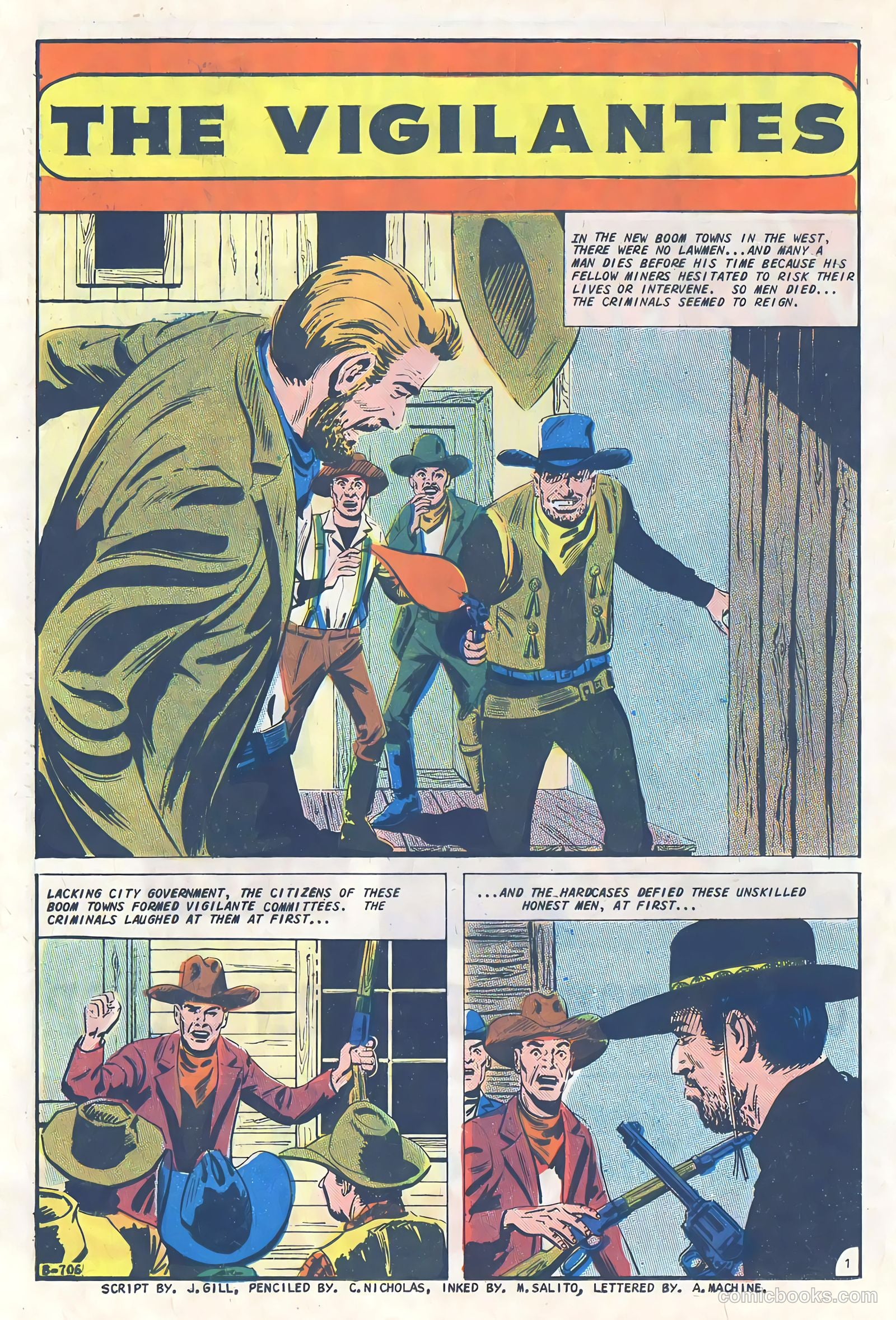 Outlaws of the West #65 (1967) — page 20 of 36