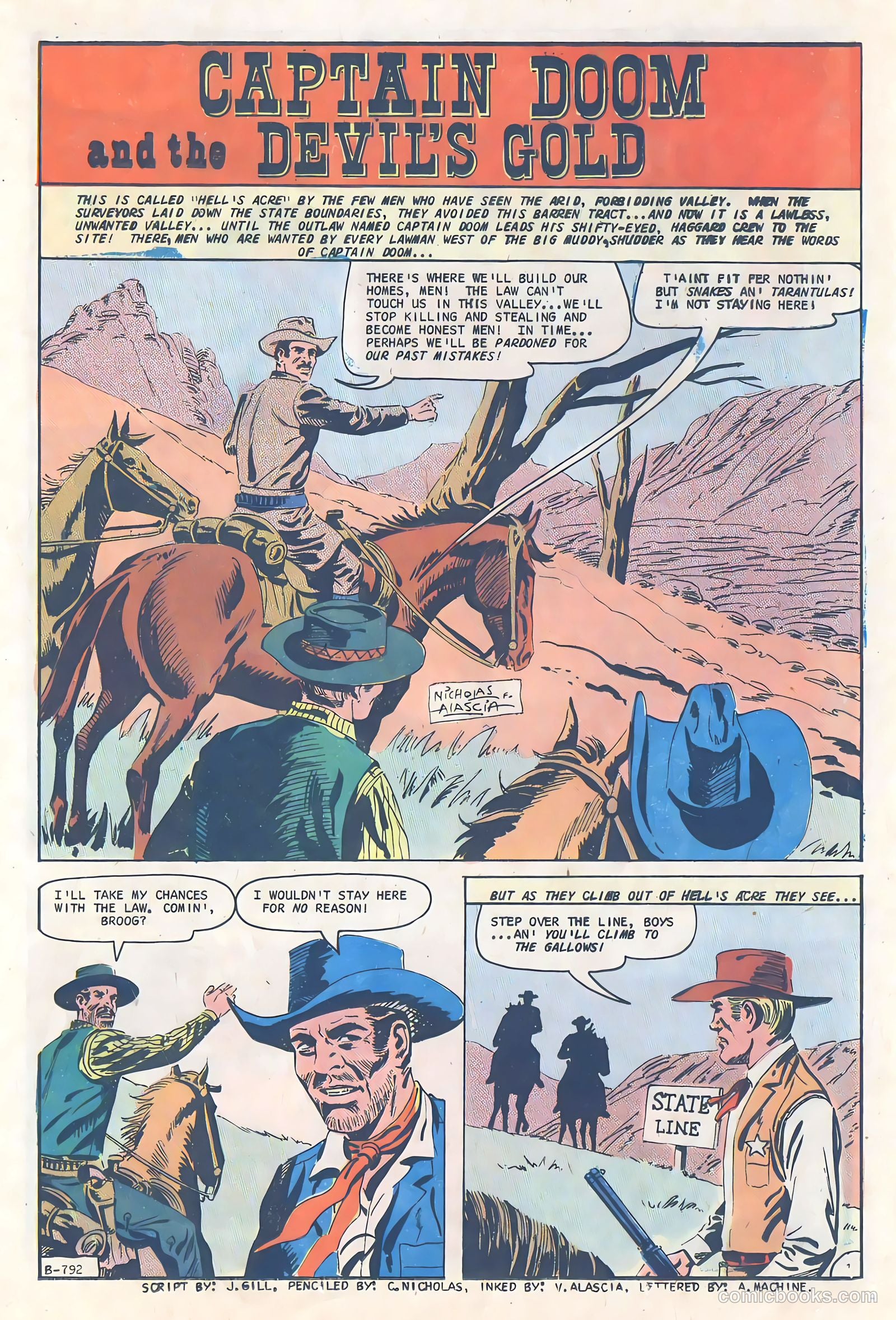 Outlaws of the West #65 (1967) — page 25 of 36