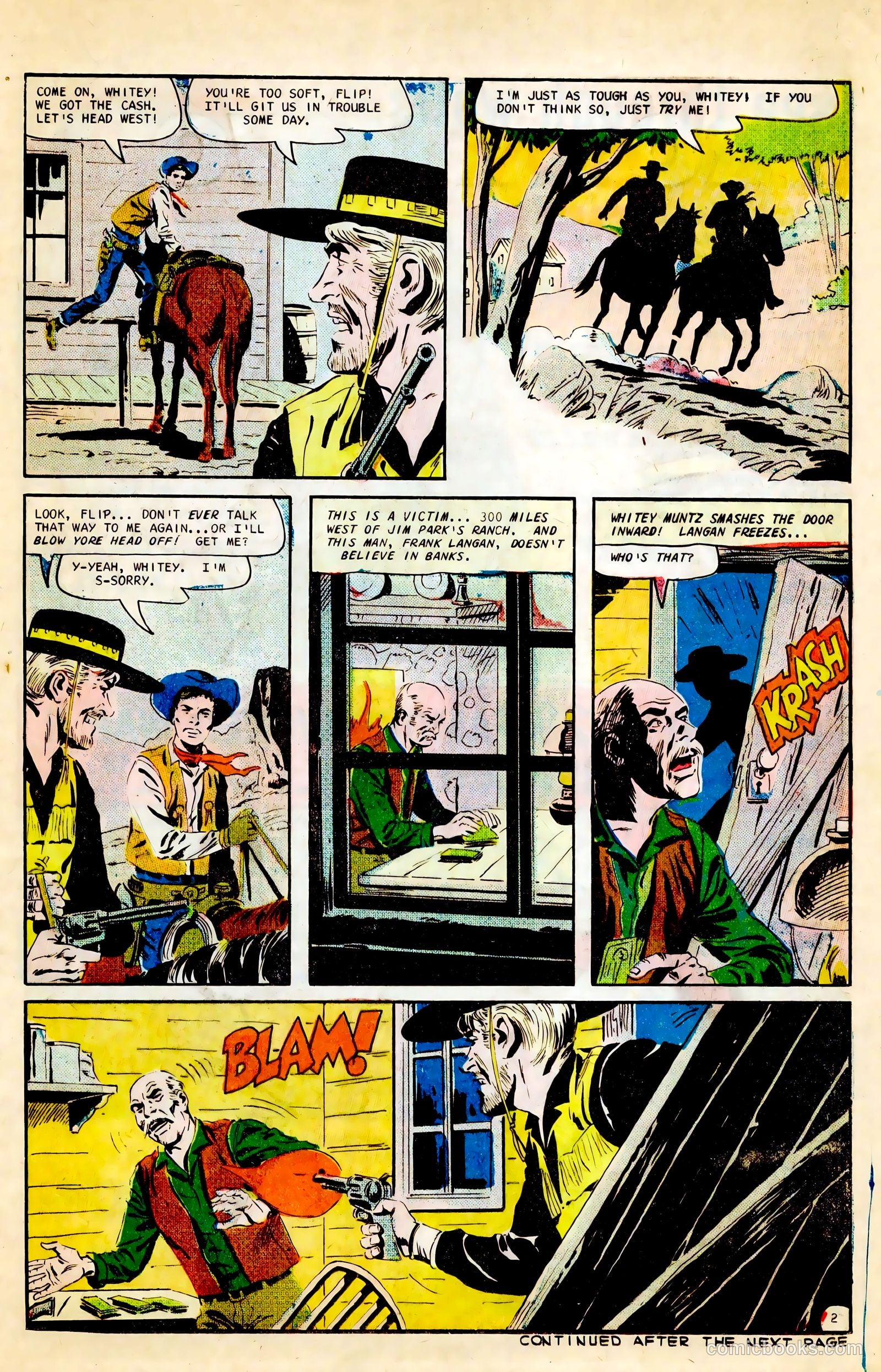 Outlaws of the West #66 (1967) — page 13 of 36